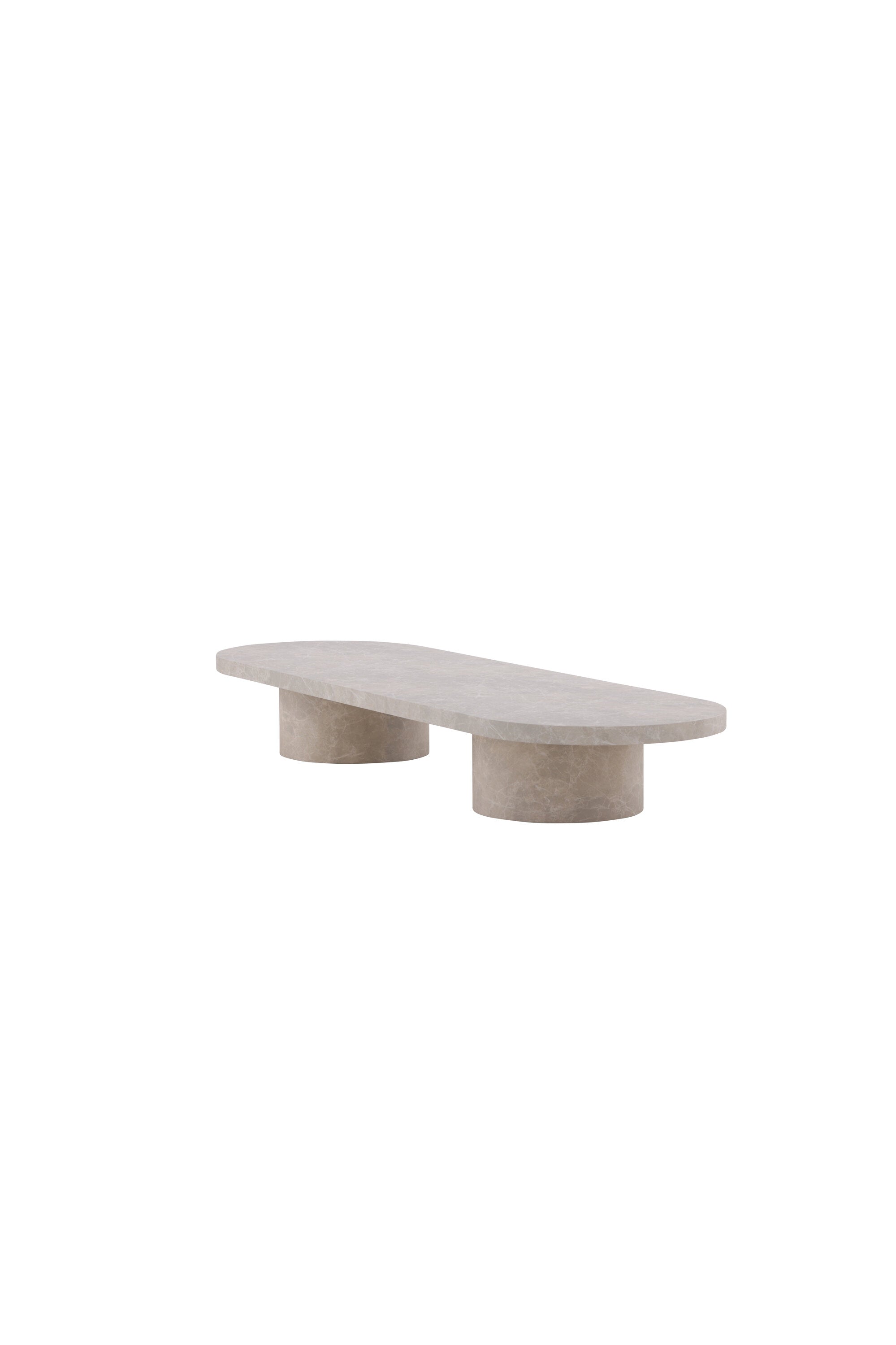 Narvik Sofatisch in Marmoroptik präsentiert im Onlineshop von KAQTU Design AG. Beistelltisch ist von Venture Home
