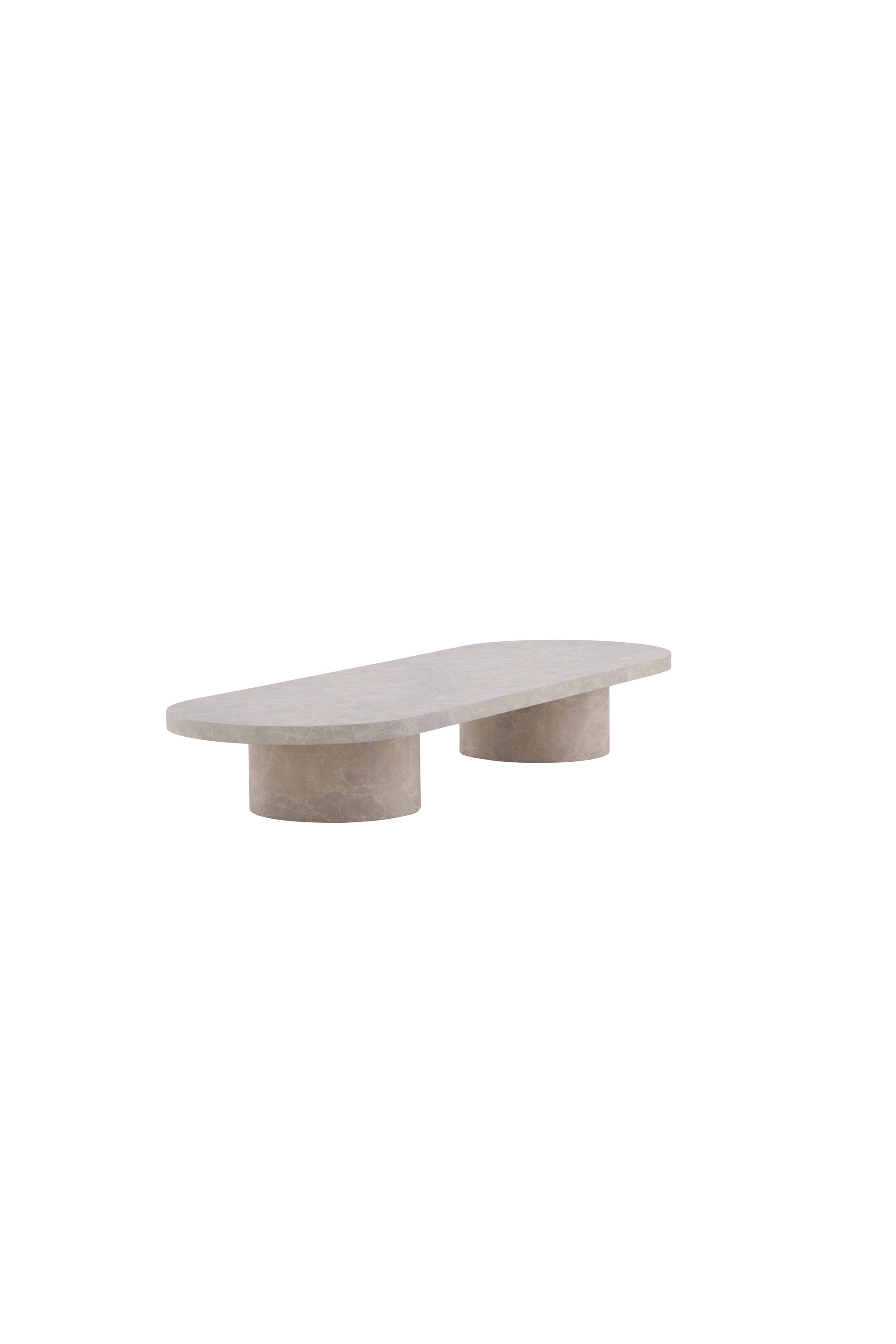 Narvik Sofatisch in Marmoroptik präsentiert im Onlineshop von KAQTU Design AG. Beistelltisch ist von Venture Home