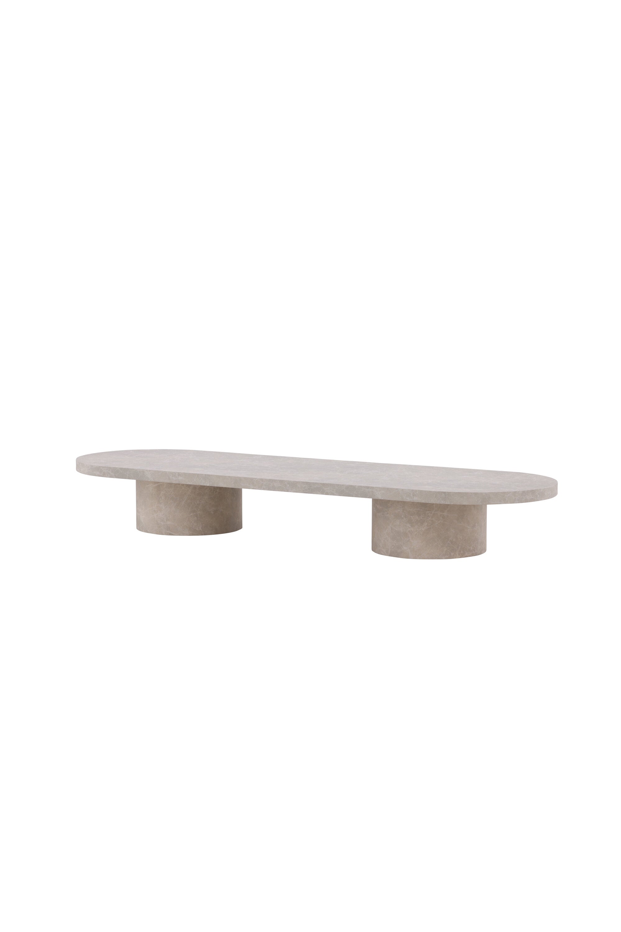 Narvik Sofatisch in Marmoroptik präsentiert im Onlineshop von KAQTU Design AG. Beistelltisch ist von Venture Home