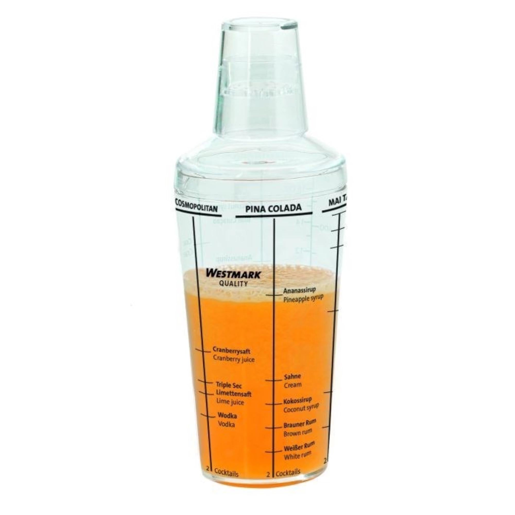 Eleganter Cocktailshaker Casablanca von Westmark, 0,5 l, ideal für kreative Drinks, hochwertig, robust und stilvoll.