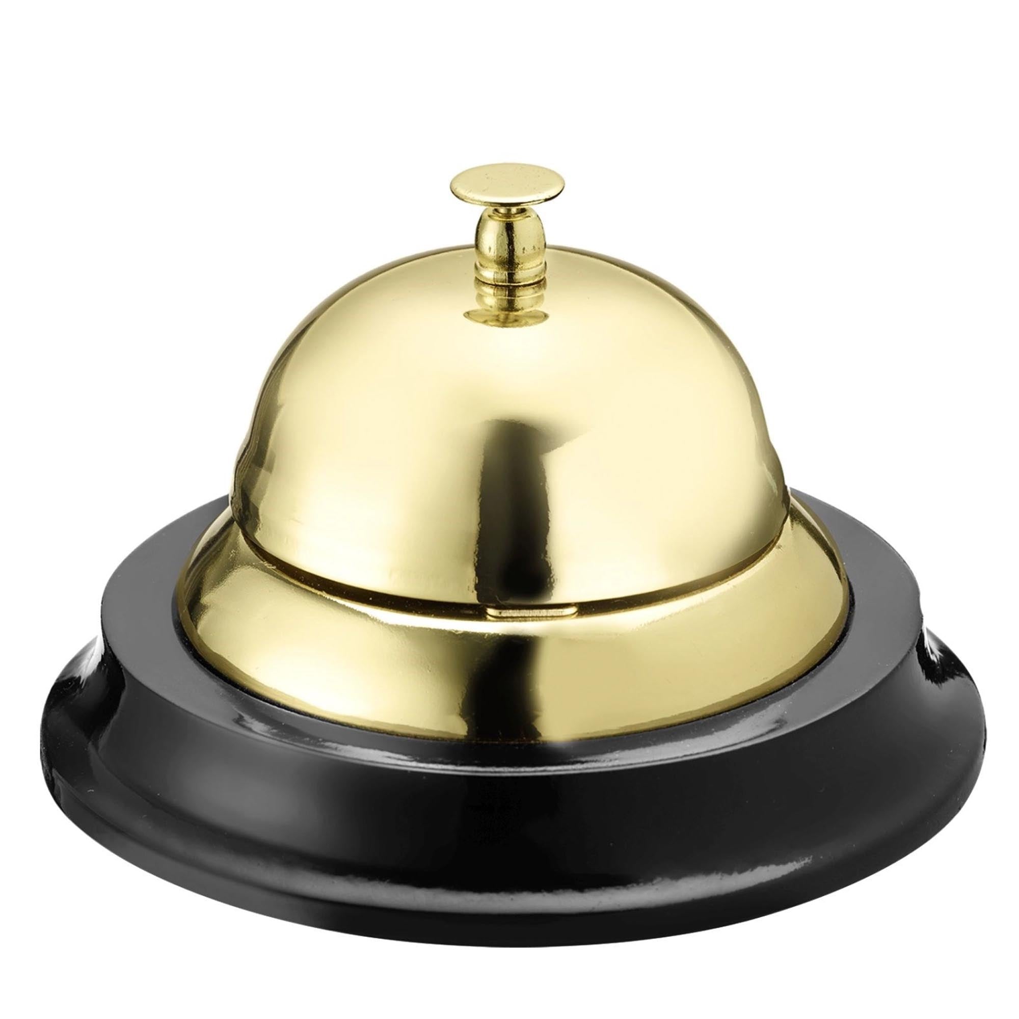 Entdecken Sie die elegante Tischglocke "Nobel" von Westmark. Hochwertiger Stahl, pflegeleicht, ideal für Gastronomie und Empfangsbereiche.