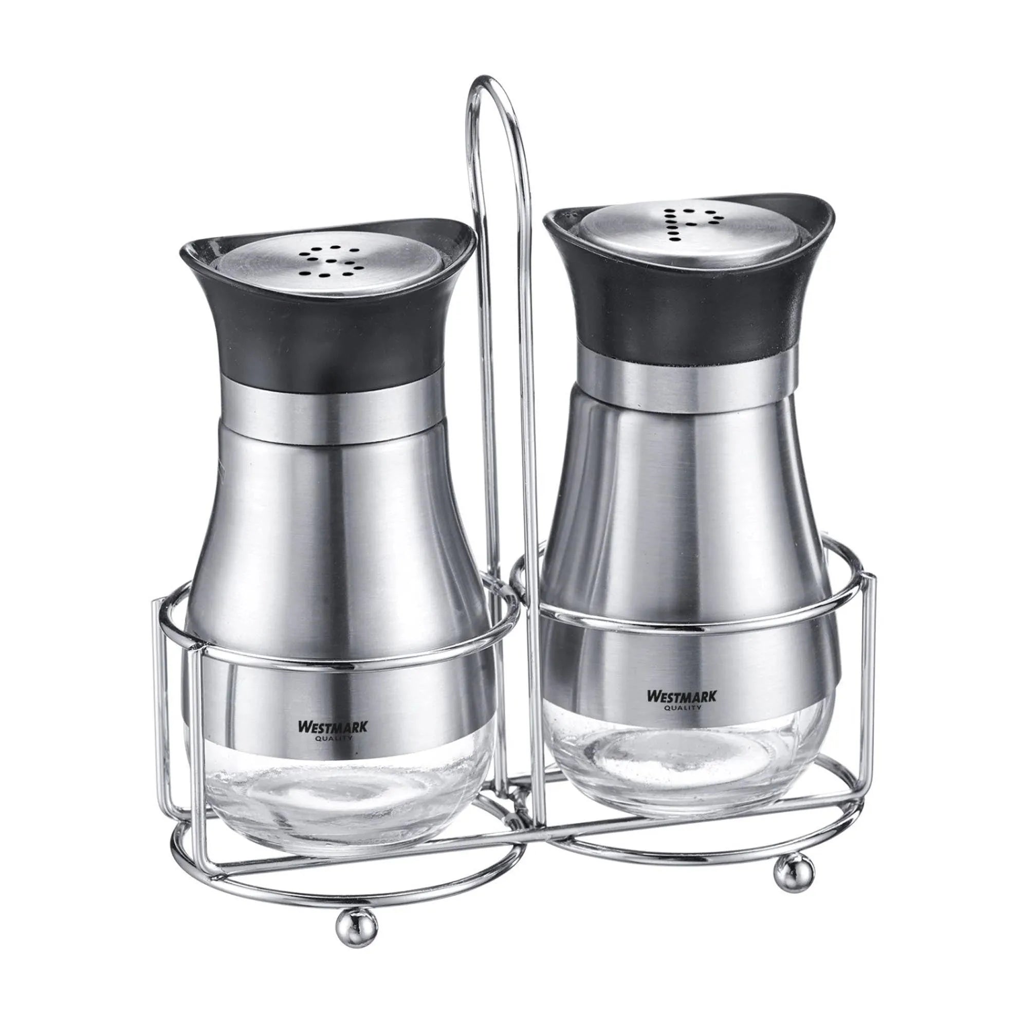 Menage Salz und Pfeffer Lissabon in Schwarz präsentiert im Onlineshop von KAQTU Design AG. Salz & Pfeffer ist von Westmark