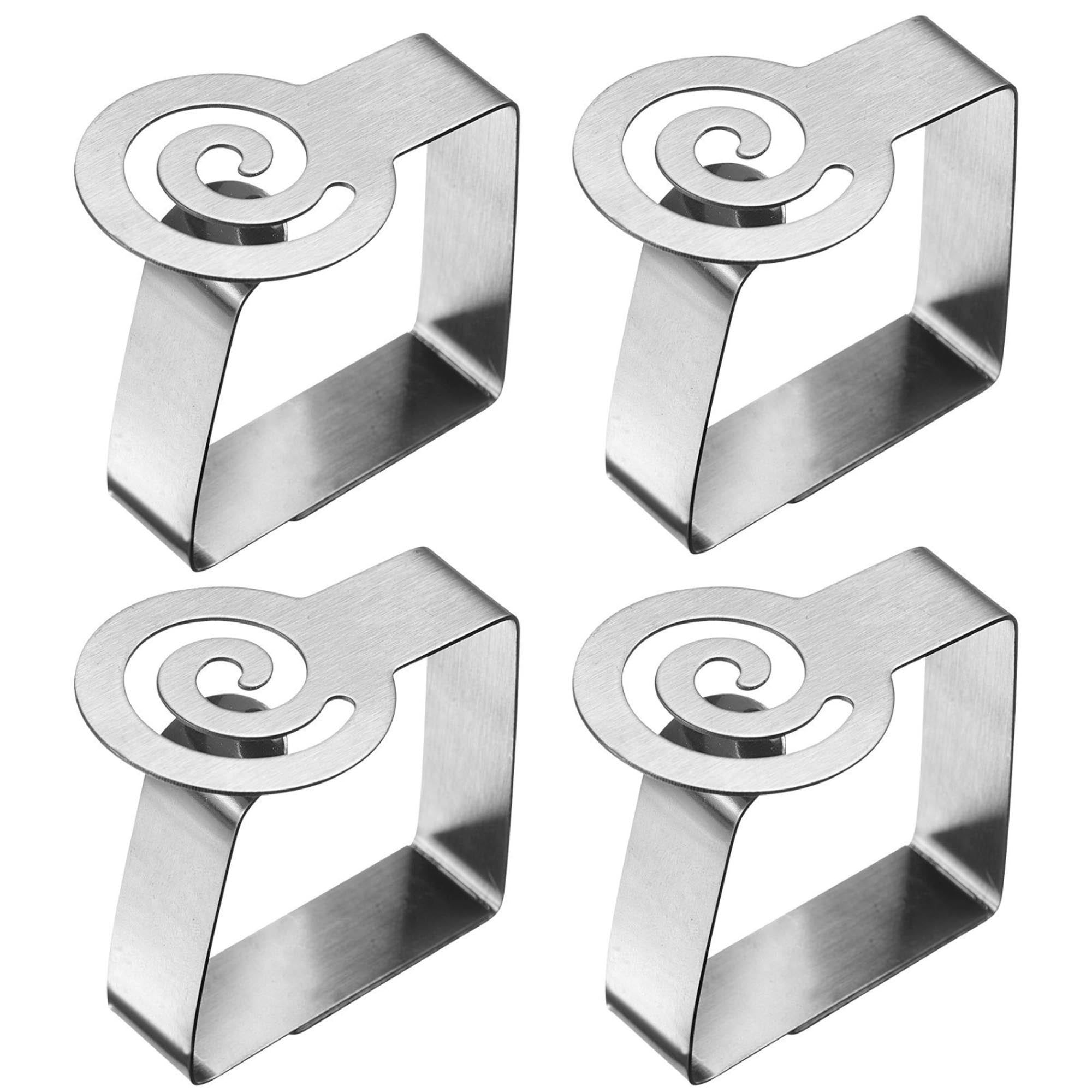 Entdecken Sie die Westmark Tischtuchklammern Spiral aus Edelstahl – robust, stilvoll und ideal für jede Tischdekoration. Perfekt für drinnen und draußen!