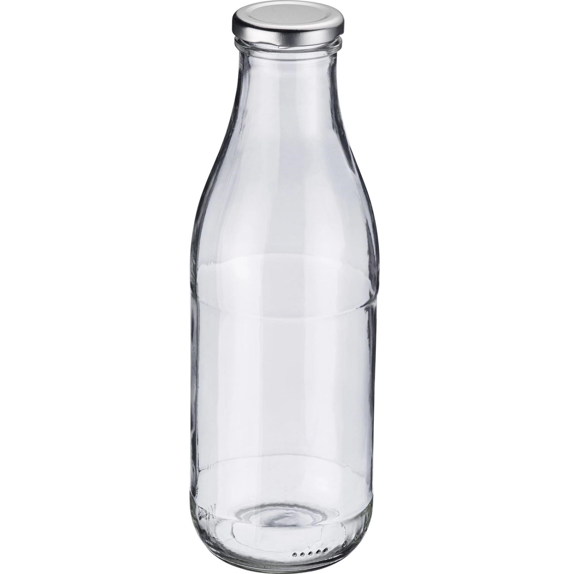 Milch- und Saftflasche 1 L, rund