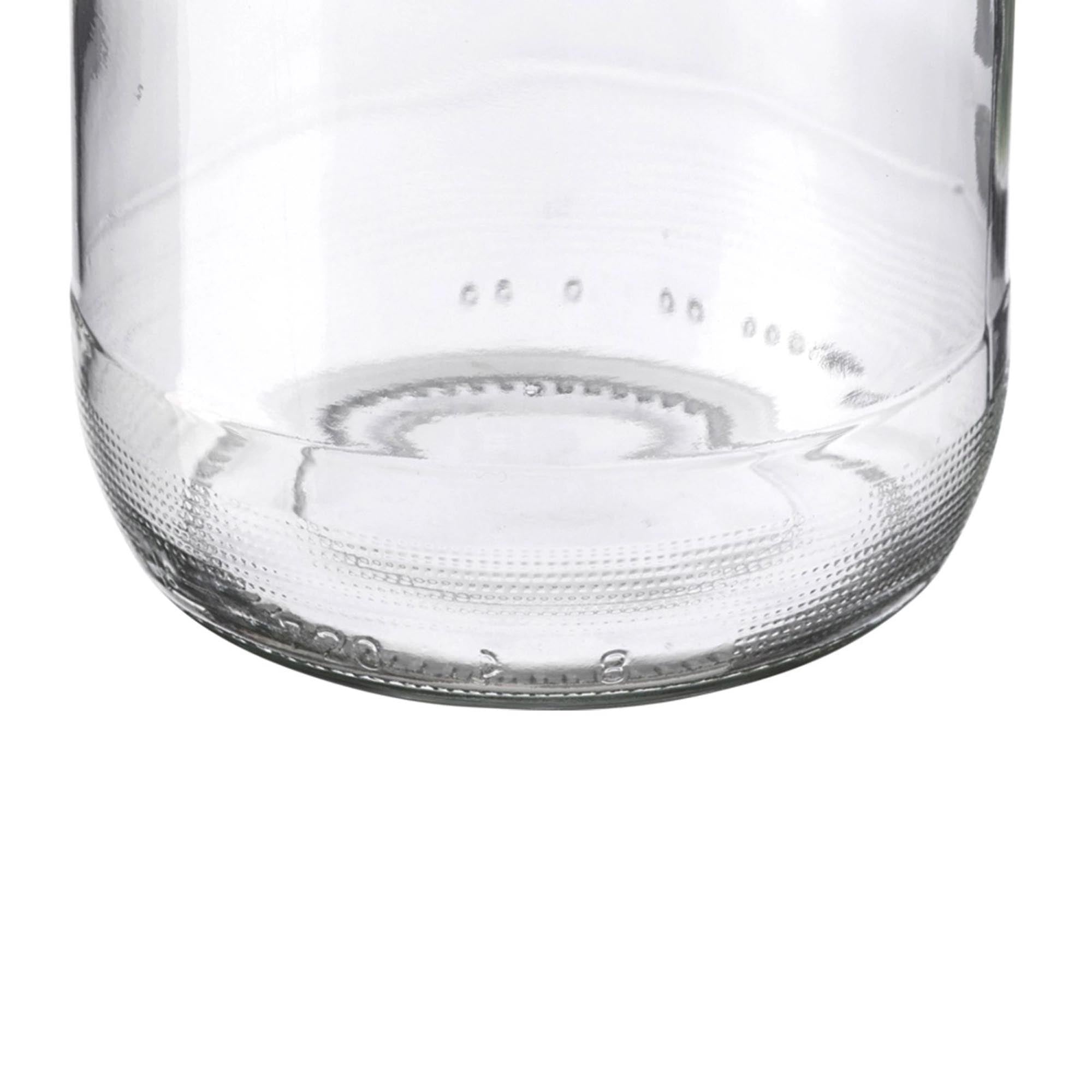 Rundes Glasgefäß 720ml, 82mm Durchmesser, ideal für Aufbewahrung und Einmachen, robust und hochwertig von Westmark.