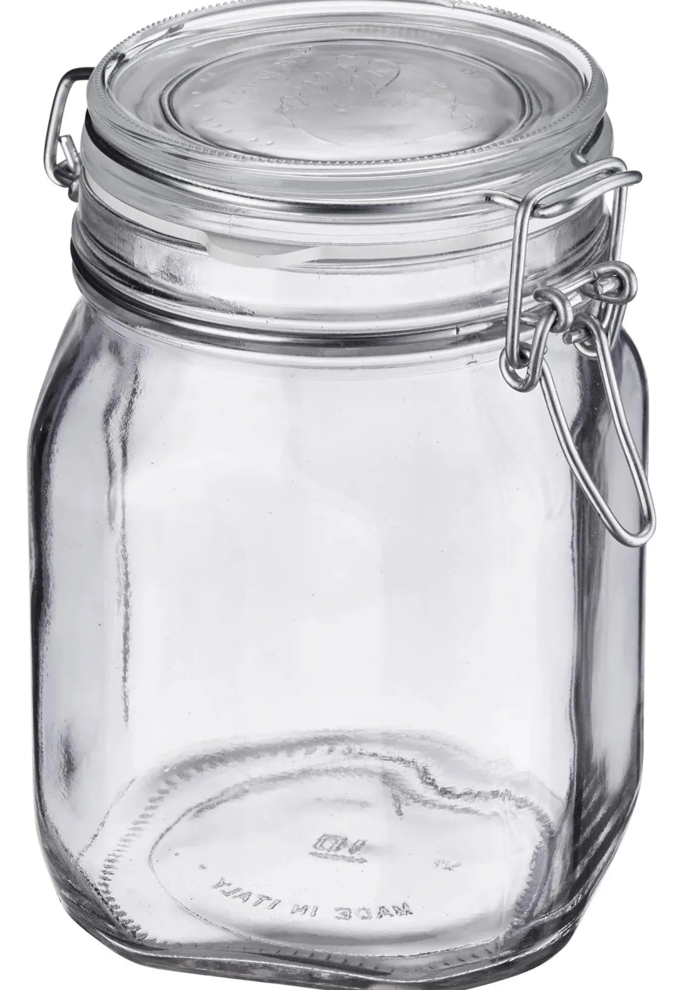 Drahtbügelglas 2L, D90mm in Transparent präsentiert im Onlineshop von KAQTU Design AG. Aufbewahrungsdose ist von Westmark