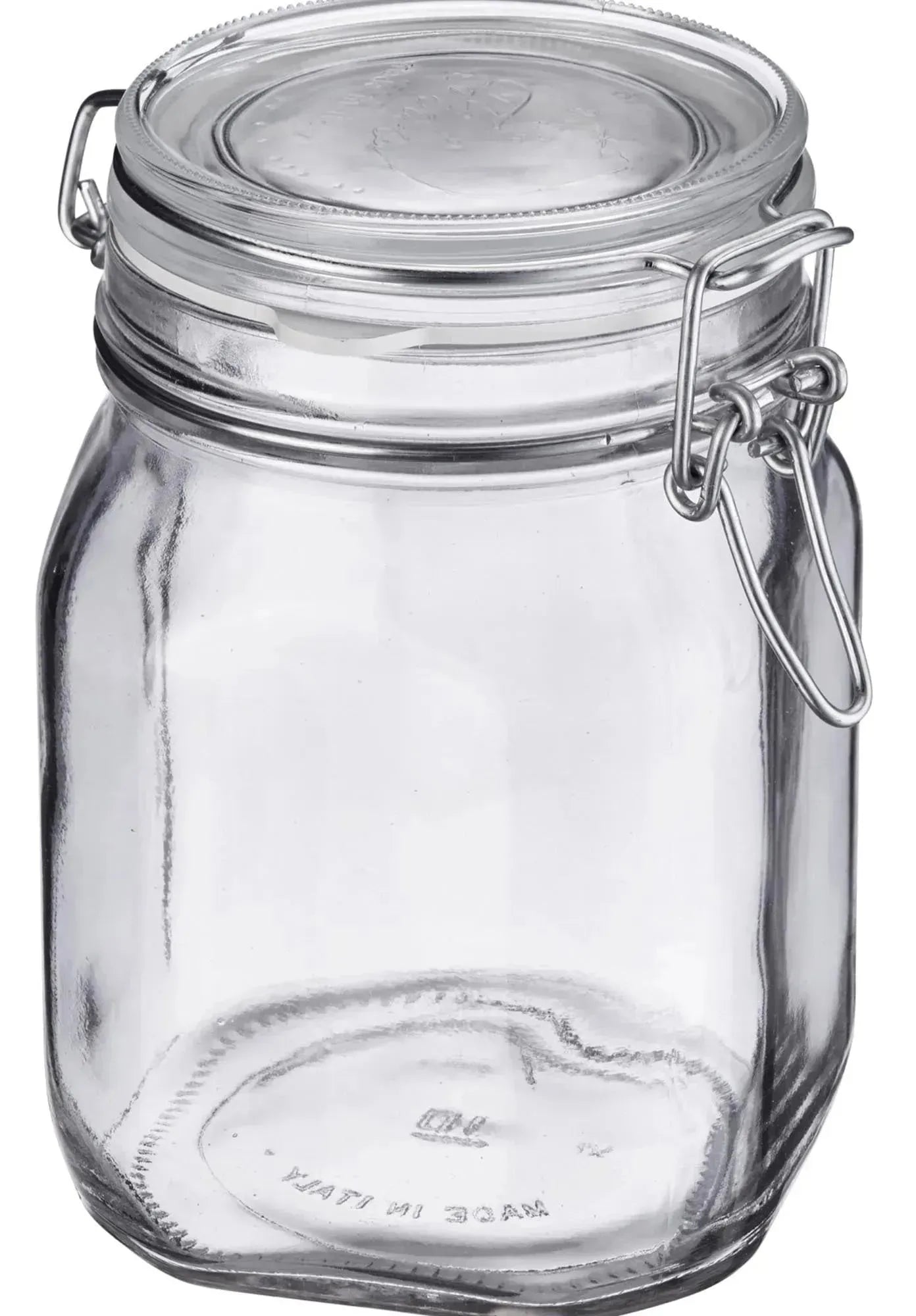 Drahtbügelglas 2L, D90mm in Transparent präsentiert im Onlineshop von KAQTU Design AG. Aufbewahrungsdose ist von Westmark