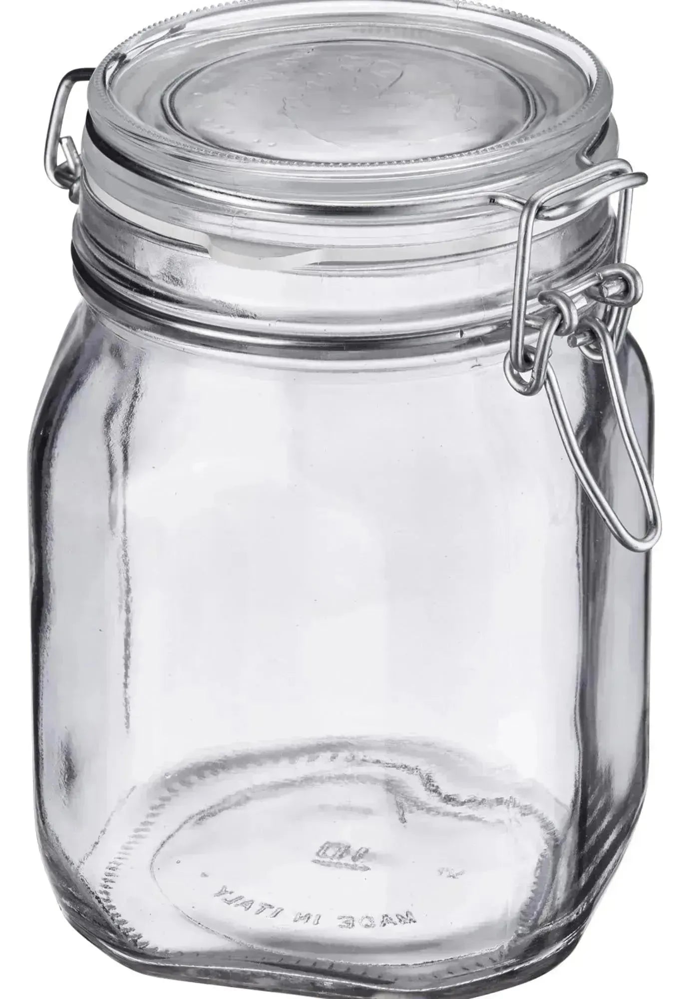 Drahtbügelglas 2L, D90mm in Transparent präsentiert im Onlineshop von KAQTU Design AG. Aufbewahrungsdose ist von Westmark