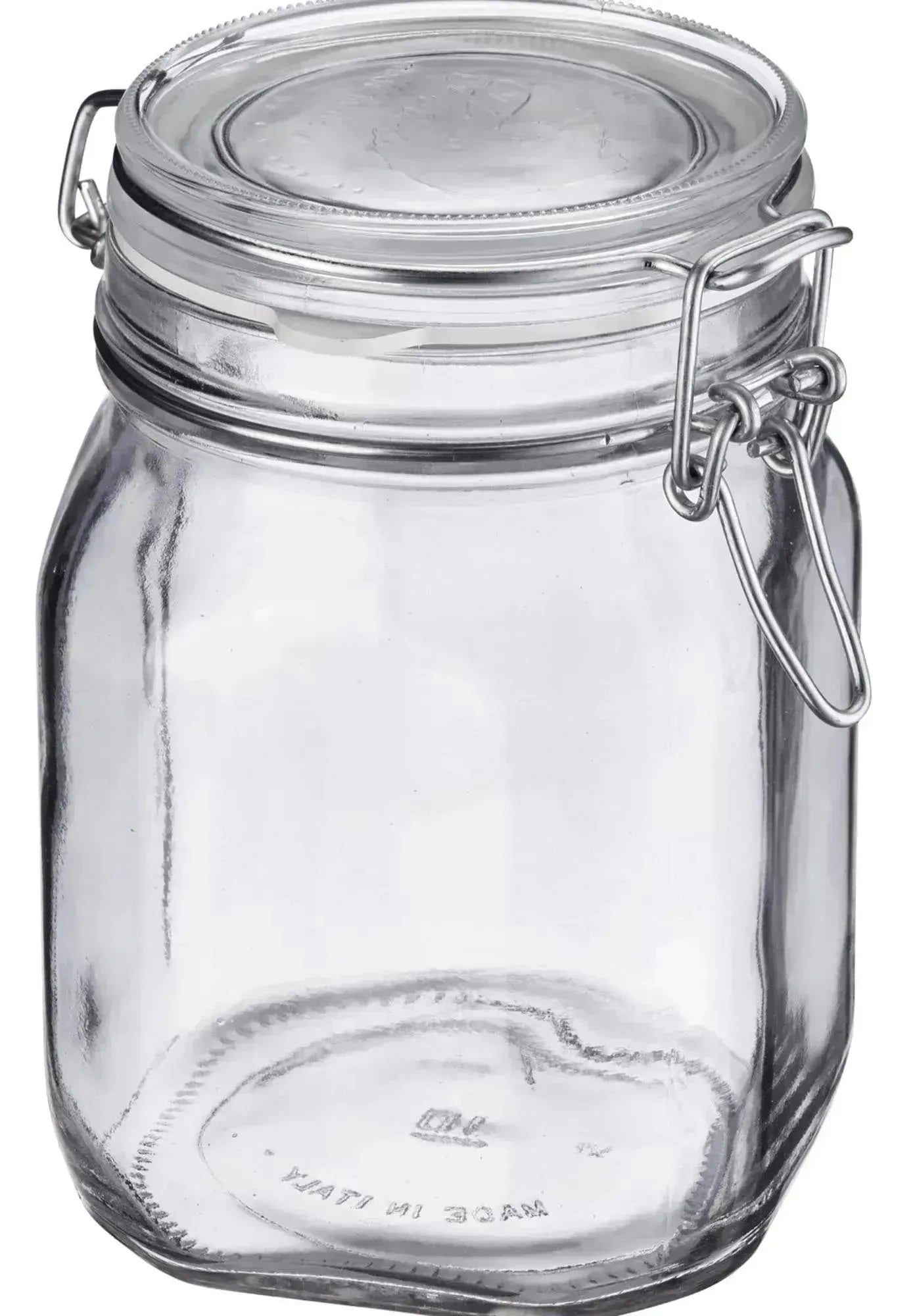 Drahtbügelglas 2L, D90mm in Transparent präsentiert im Onlineshop von KAQTU Design AG. Aufbewahrungsdose ist von Westmark