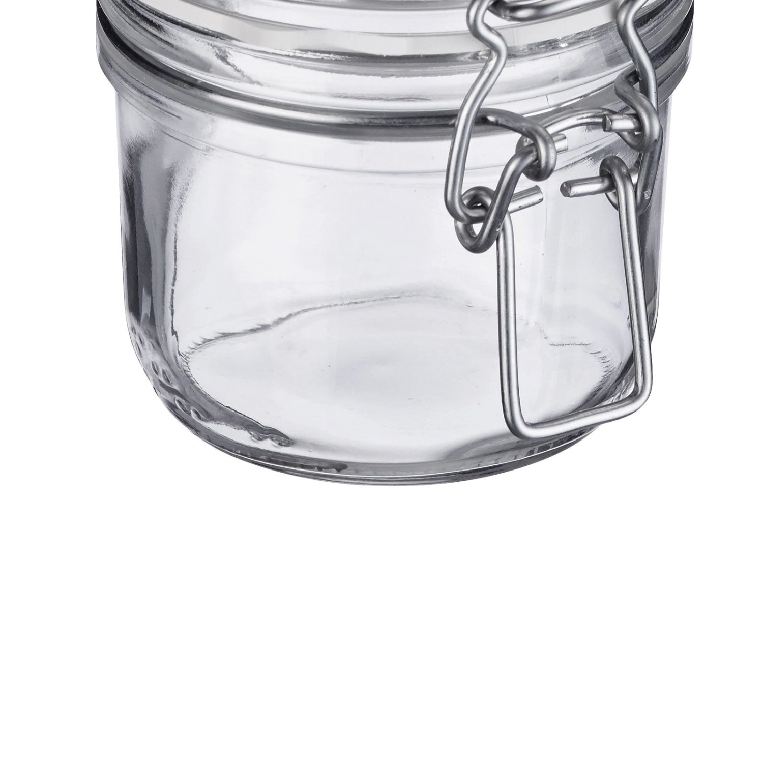 Drahtbügelglas 200ml von Westmark, vielseitig einsetzbar für Einmach- und Lagerprojekte. Kompaktes Design mit 80 mm Durchmesser, ideal für frische Zutaten.