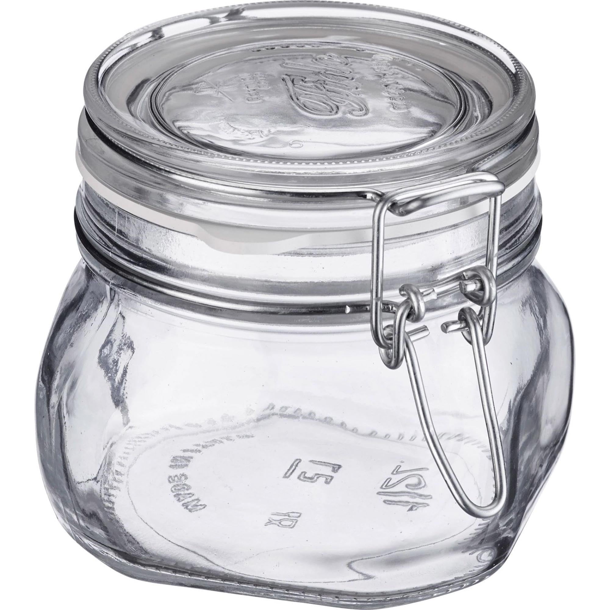 Drahtbügelglas 500ml, D90mm in Transparent präsentiert im Onlineshop von KAQTU Design AG. Aufbewahrungsdose ist von Westmark