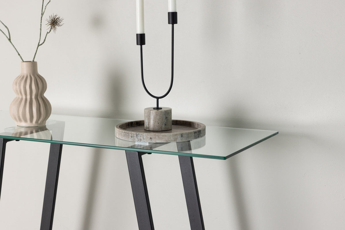 Horten Schreibtisch in Schwarz präsentiert im Onlineshop von KAQTU Design AG. Beistelltisch ist von Venture Home