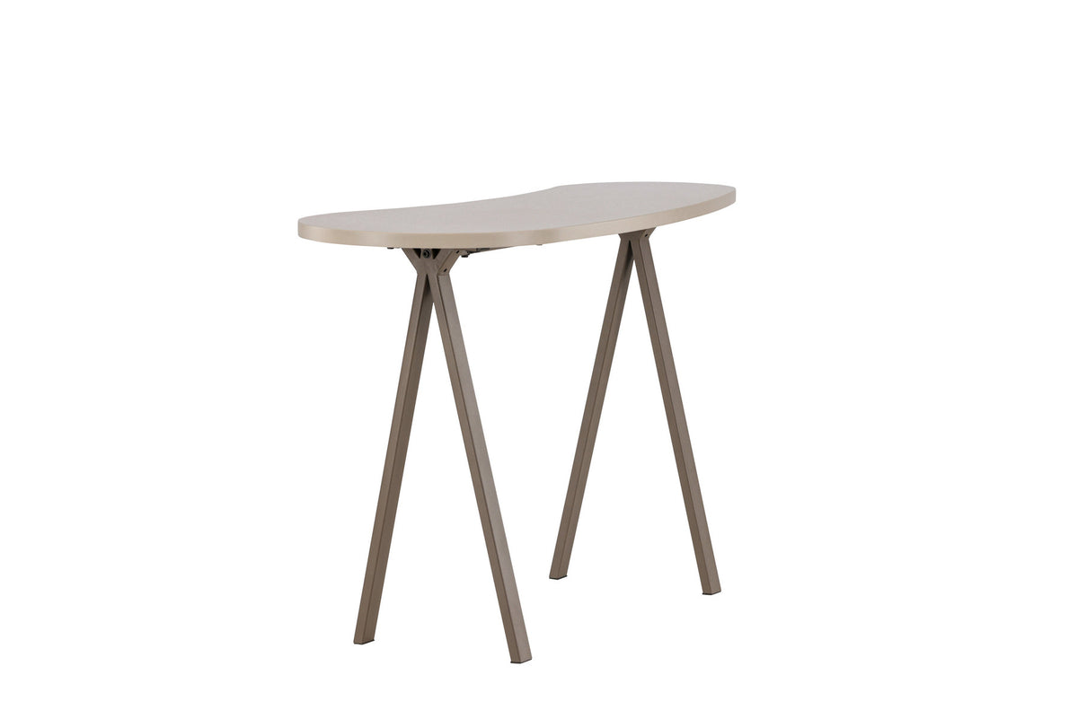 Holmestrand Tisch in Dunkelbraun/ Hellbraun präsentiert im Onlineshop von KAQTU Design AG. Schreibtisch ist von Venture Home