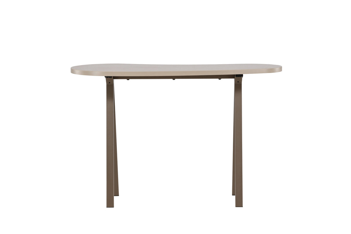 Holmestrand Tisch in Dunkelbraun/ Hellbraun präsentiert im Onlineshop von KAQTU Design AG. Schreibtisch ist von Venture Home