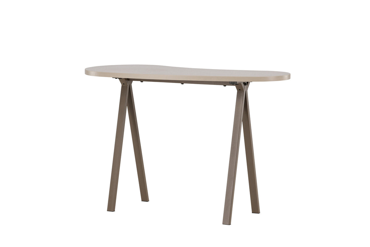Holmestrand Tisch in Dunkelbraun/ Hellbraun präsentiert im Onlineshop von KAQTU Design AG. Schreibtisch ist von Venture Home