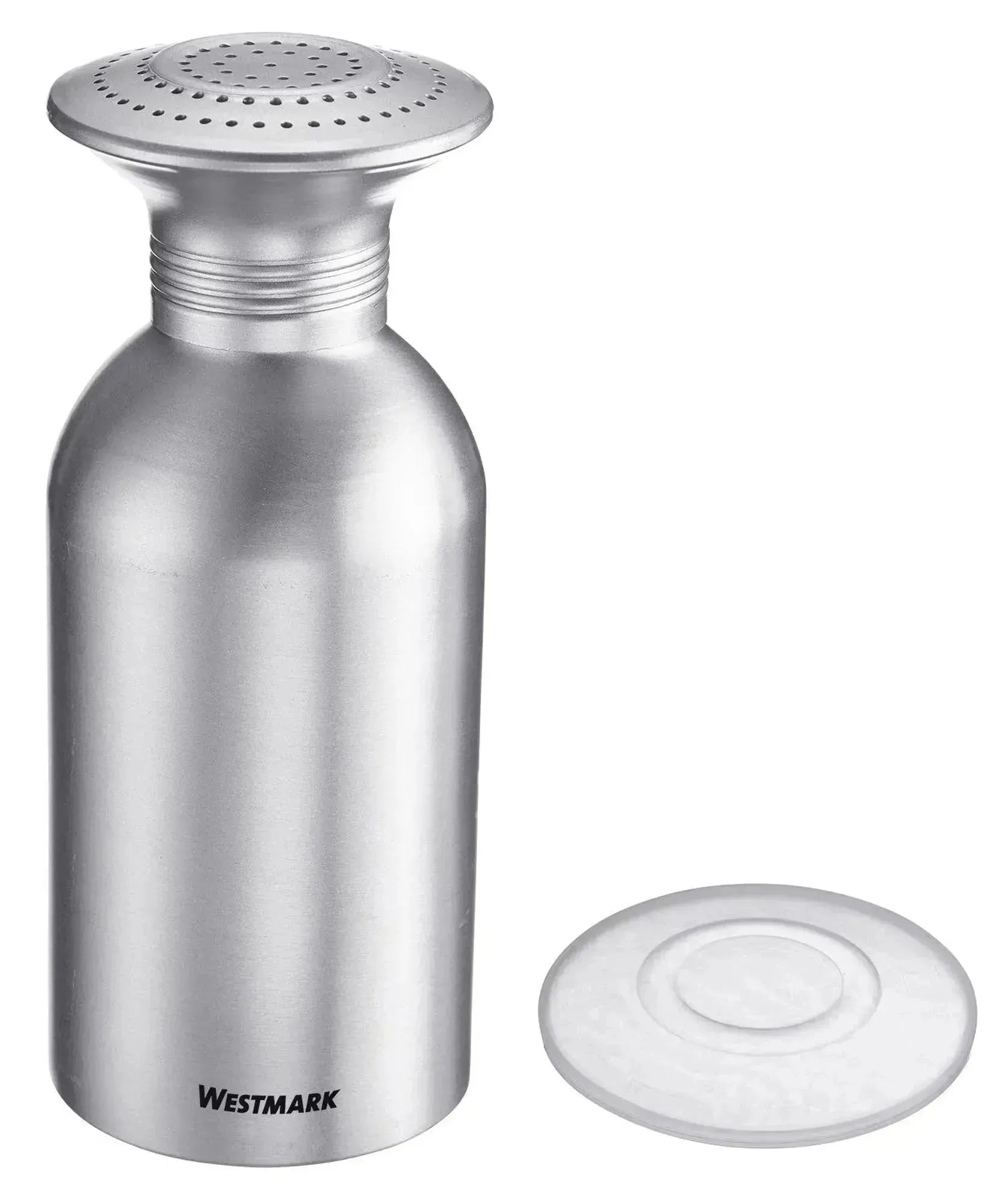 Praktischer Salzstreuer aus Aluminium mit Omega-Deckel, 650ml Volumen, ideal für die Gastronomie, von Westmark.