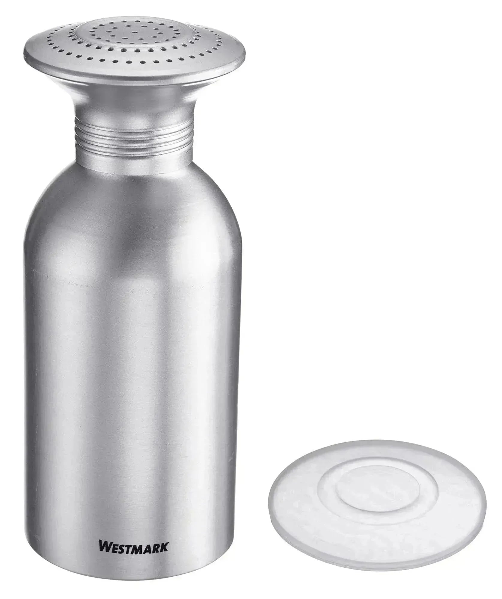 Praktischer Salzstreuer aus Aluminium mit Omega-Deckel, 650ml Volumen, ideal für die Gastronomie, von Westmark.