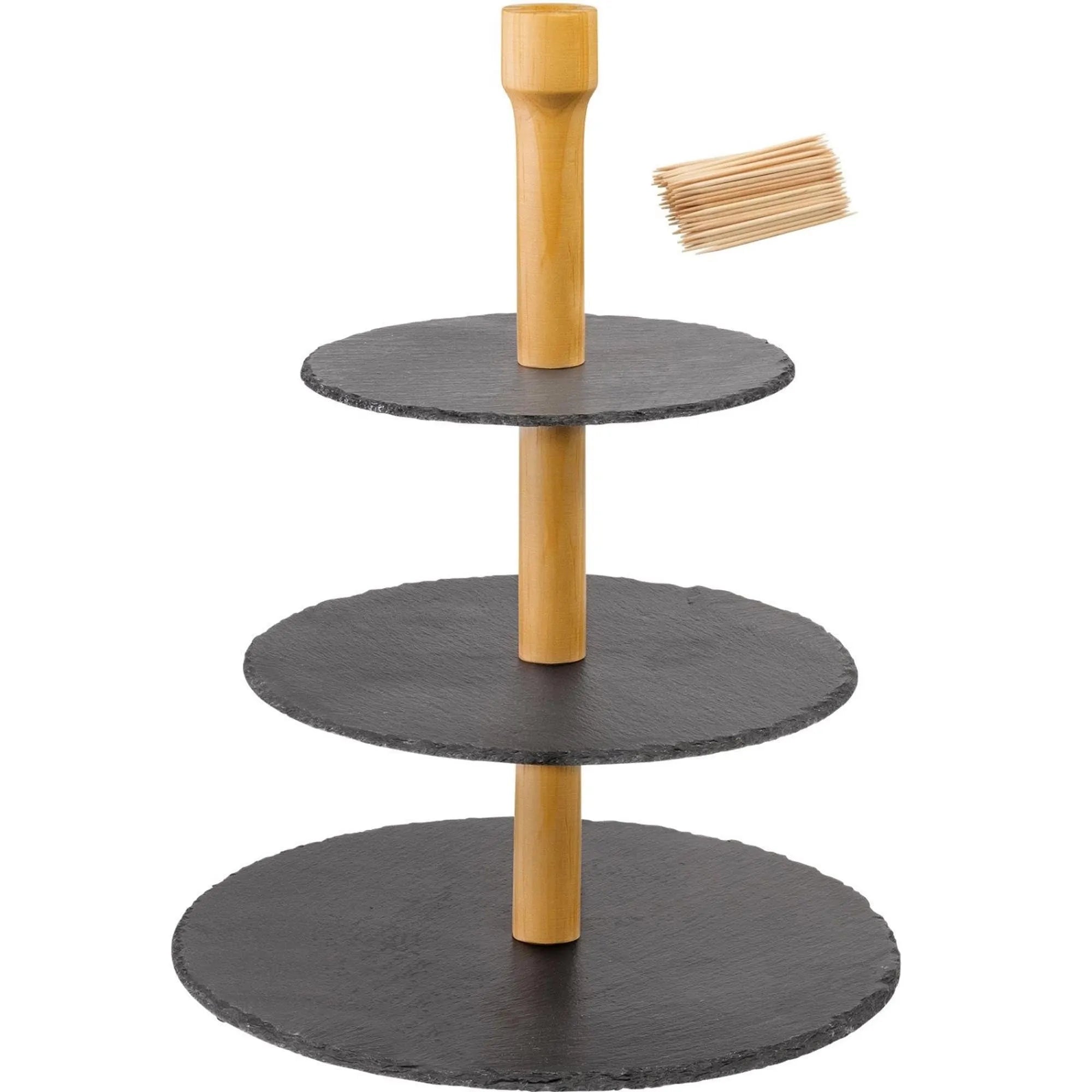 3-stufige Etagere Tapas u. Friendsu.100 Mini-Fingerfood-St,s - KAQTU Design