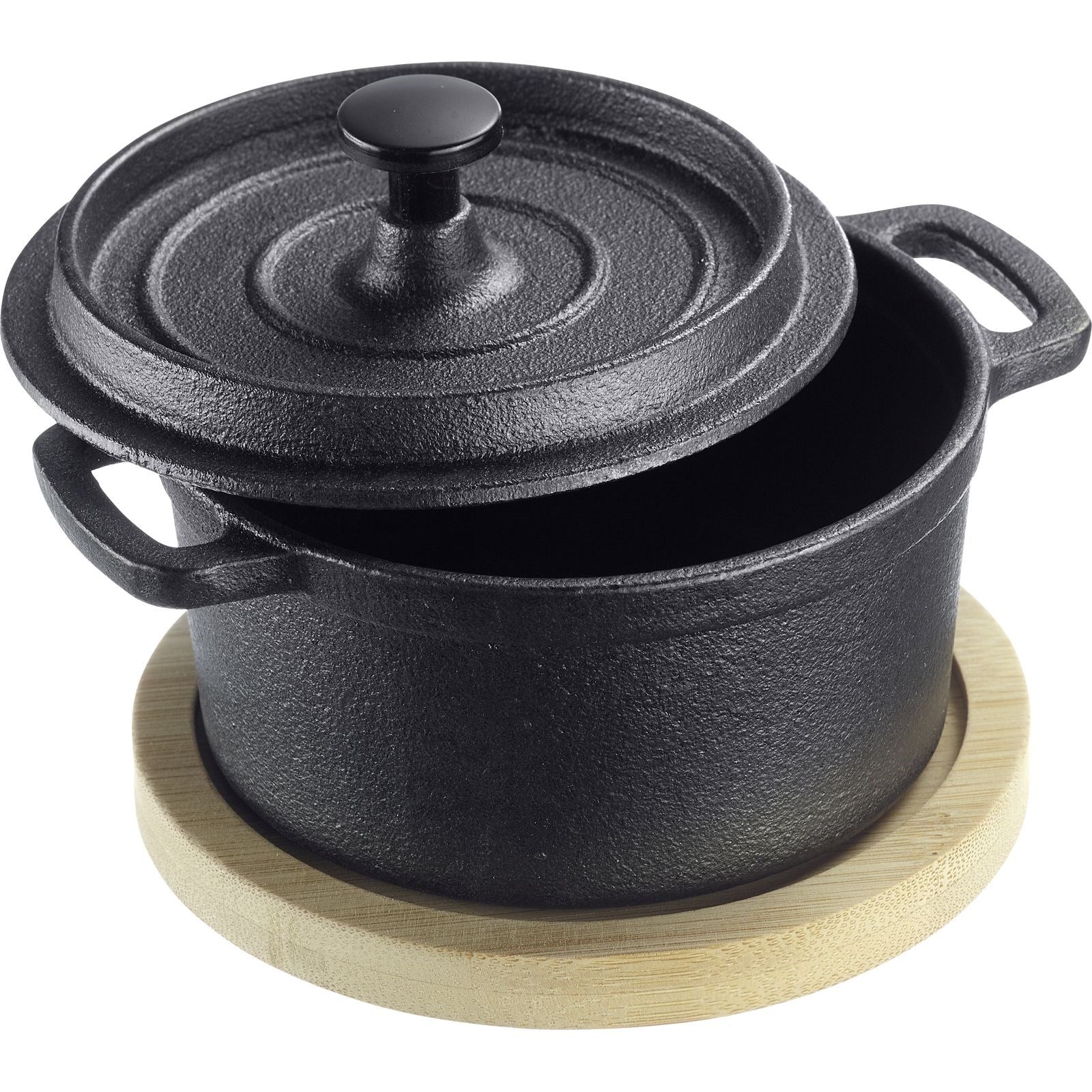 Robuster 250ml Gusseisentopf mit Deckel von Westmark, ideal für Tapas und kleine Gerichte, langlebig und vielseitig einsetzbar.