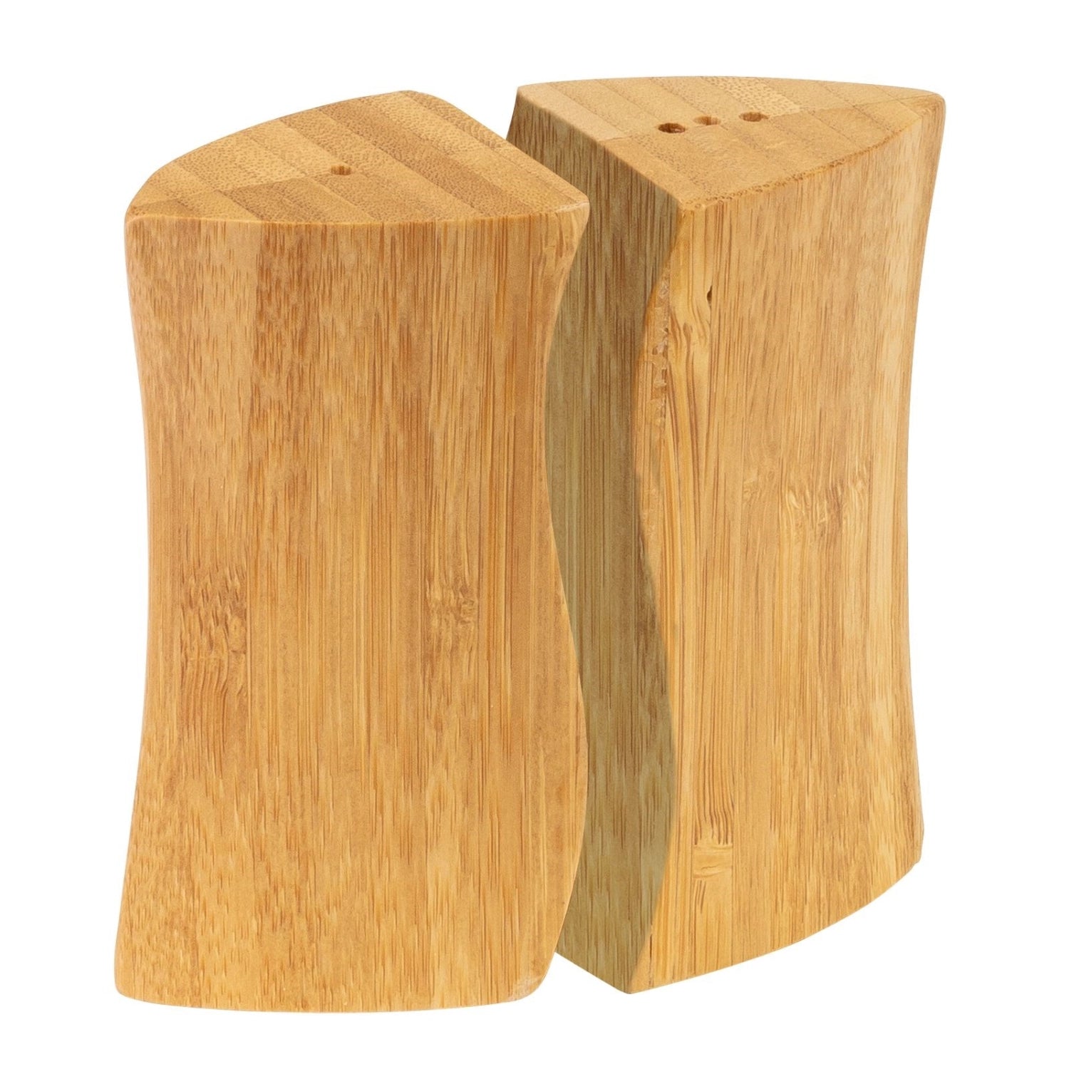 Zwei elegante Salz- und Pfefferstreuer im Tapas-Design von Westmark, ideal für die stilvolle Tischdekoration und das Würzen von Speisen.