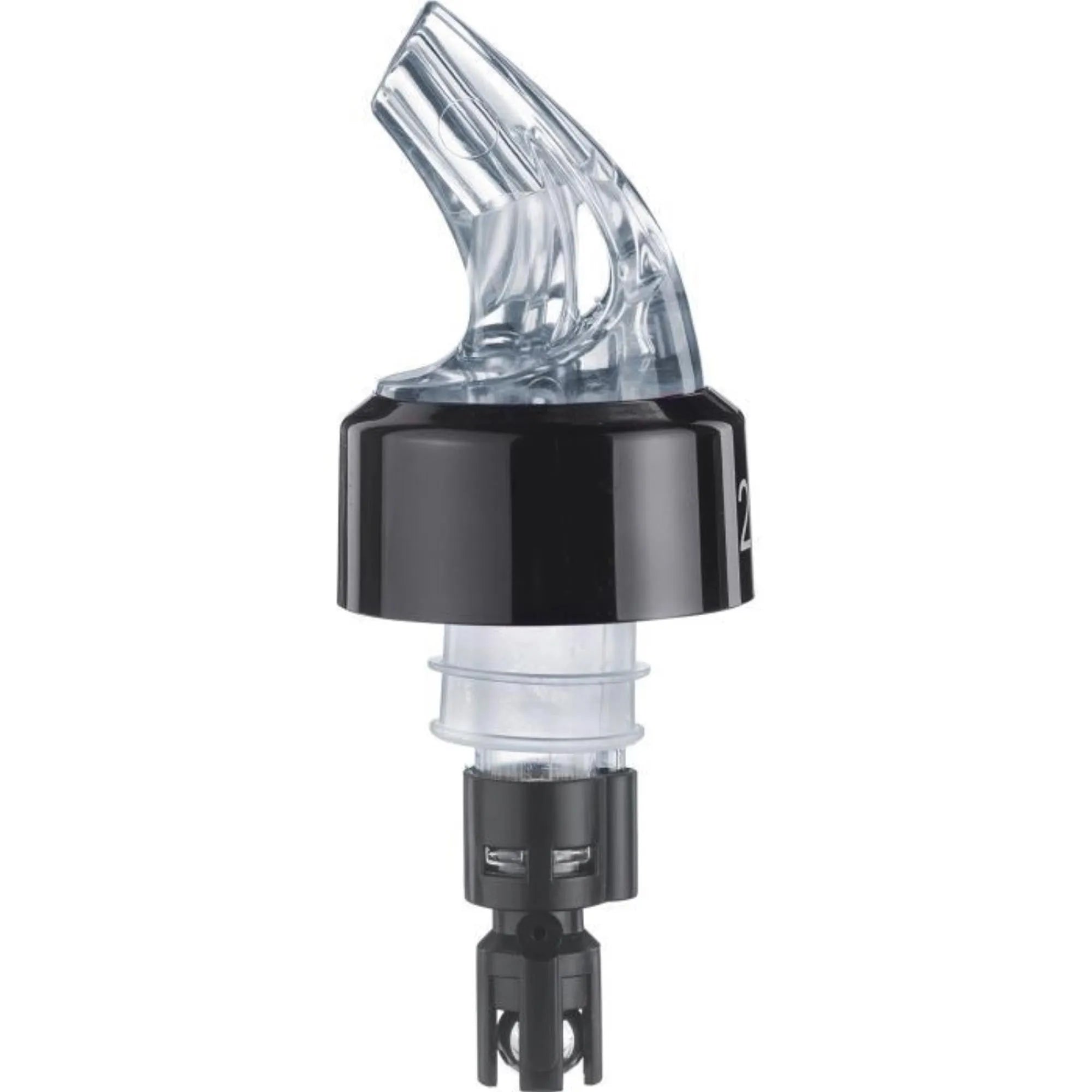Dosierausgießer Auto-Pour 2,0 cl glasklar in Schwarz präsentiert im Onlineshop von KAQTU Design AG. Barzubehör ist von Westmark