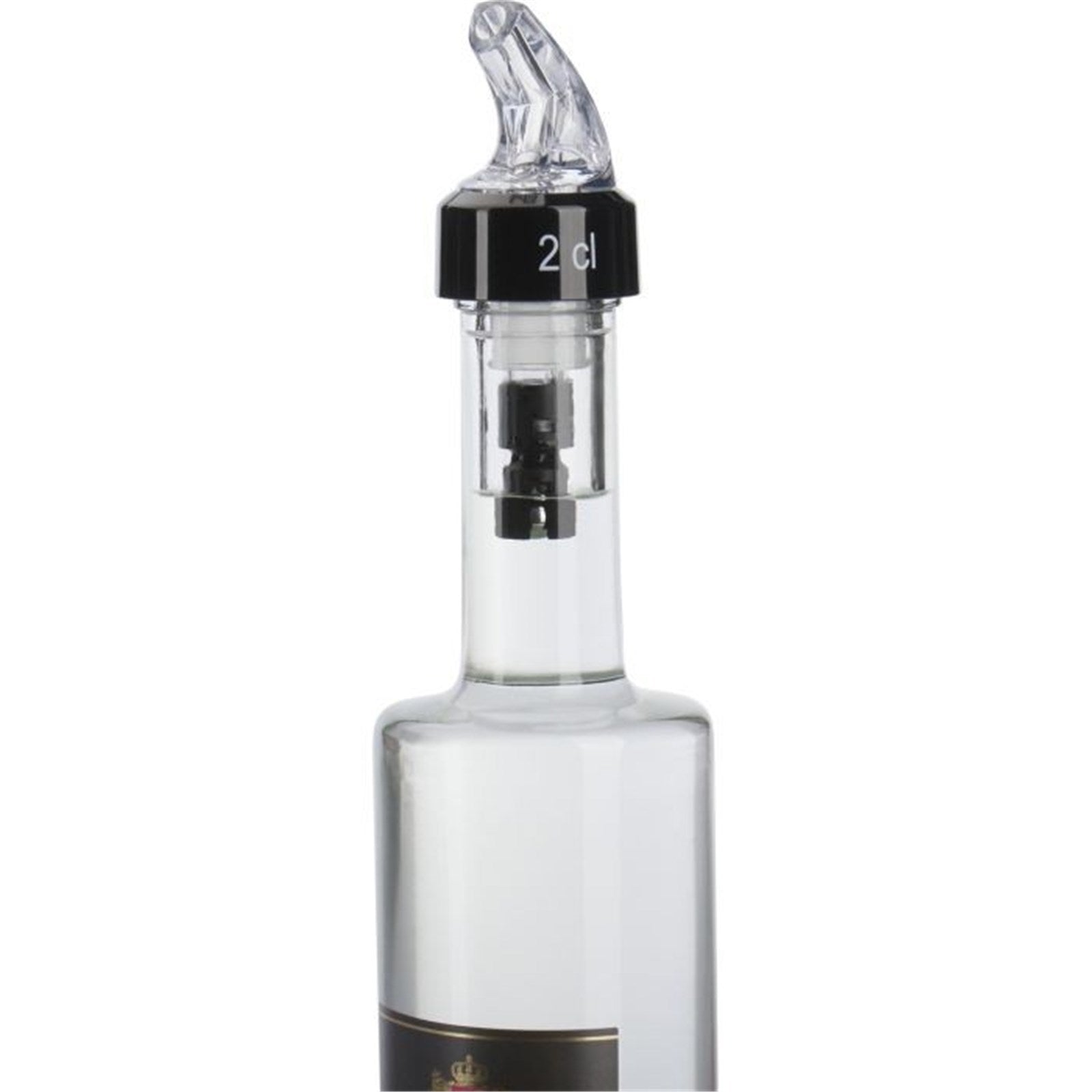 Dosierausgießer Auto-Pour 2,0 cl von Westmark, glasklar, ideal für exakte Portionierung von Spirituosen und Getränken.