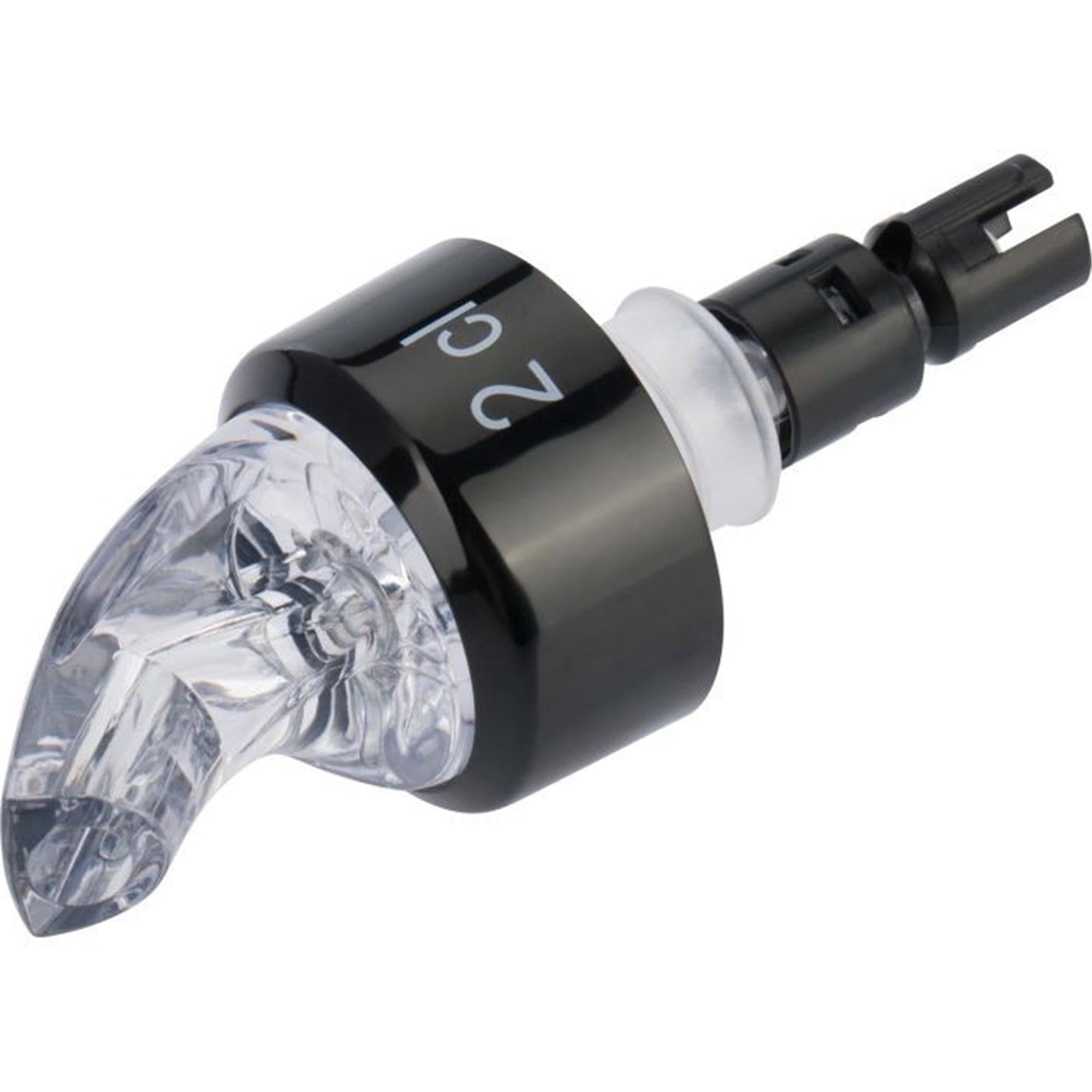 Transparenter Dosierausgiesser Auto-Pour von Westmark, ideal für präzises Ausgießen von Flüssigkeiten, perfekt für Küche und Bar.