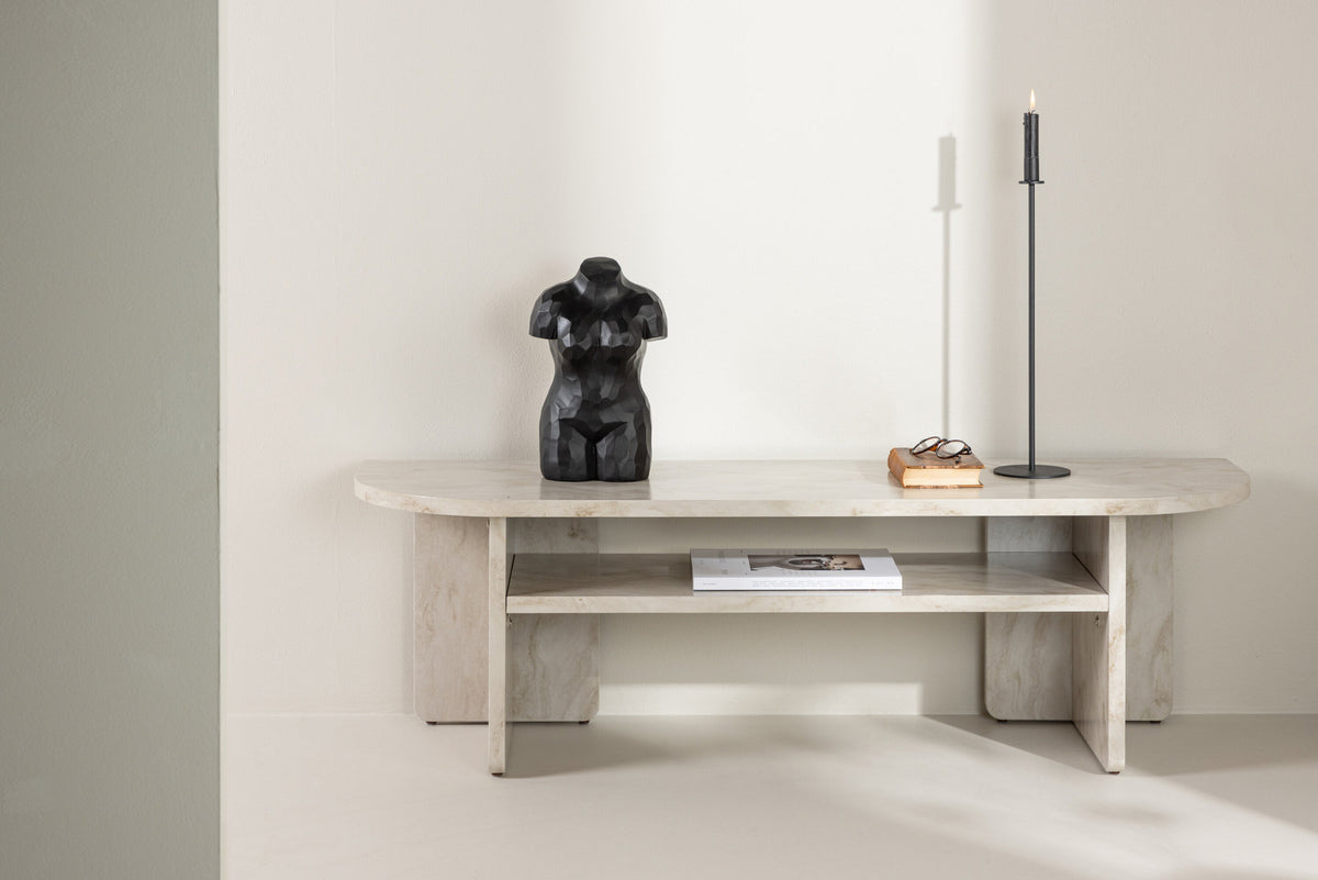 Ålesund TV Ständer in Beige präsentiert im Onlineshop von KAQTU Design AG. TV-Möbel ist von Venture Home