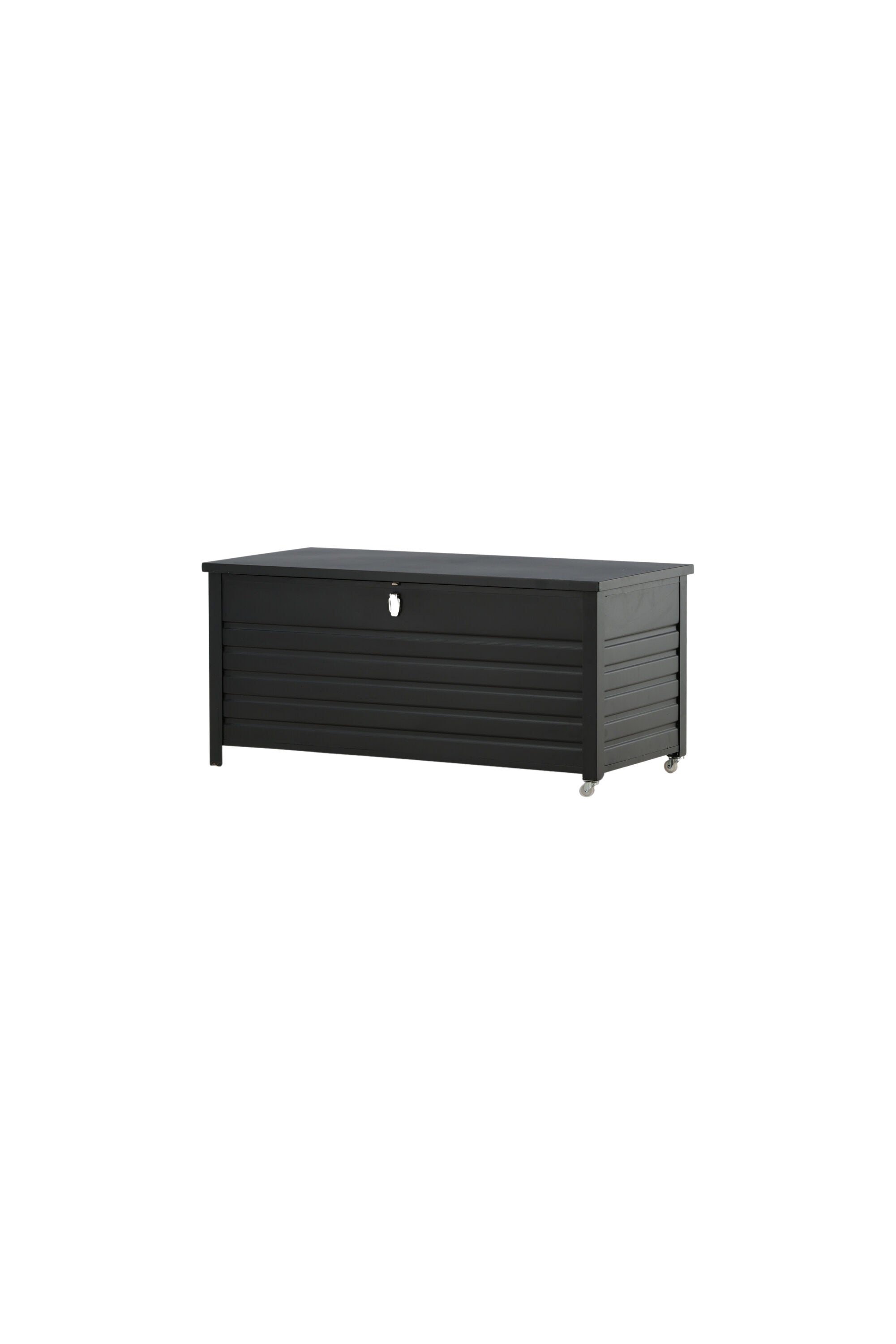 Die Elsa Kissenbox von Venture Home kombiniert modernes Design mit praktischer Aufbewahrung für Kissen und Gartenaccessoires.