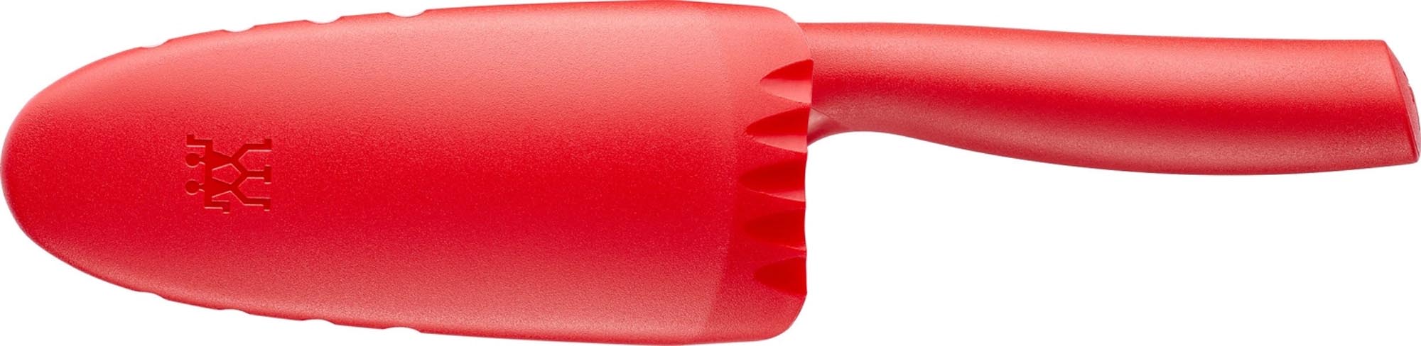 Das Zwilling Twinny Kinderkochmesser, 10 cm, in Rot, ist ideal für junge Köche. Sicheres Design und hochwertige Qualität für Kinder.