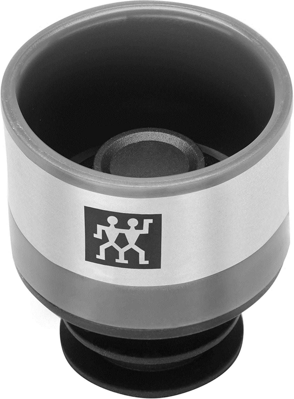 Vakuum Weinverschluss, 3x3x4 cm, grau in Schwarz präsentiert im Onlineshop von KAQTU Design AG. Barzubehör ist von Zwilling Kitchen