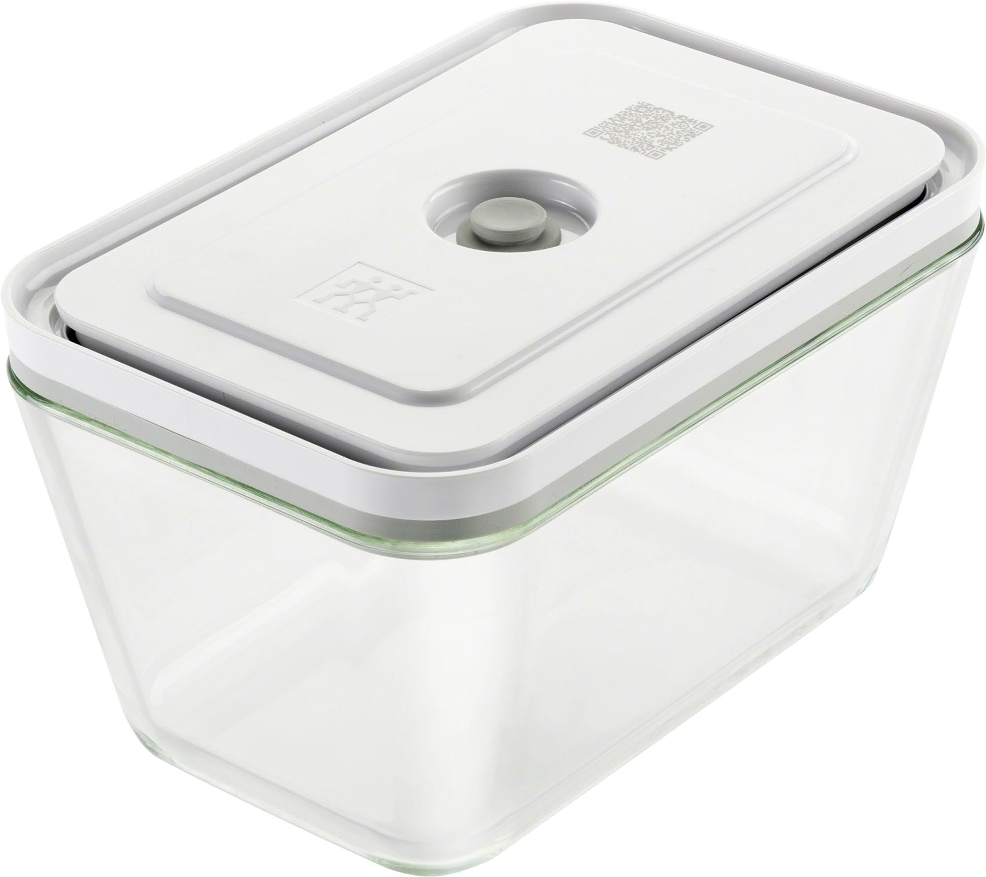 Vakuumbox L, Glas, 21.4x14.4x12.8 cm - 1.6 L in Transparent präsentiert im Onlineshop von KAQTU Design AG. Aufbewahrungsbehälter ist von Zwilling Kitchen