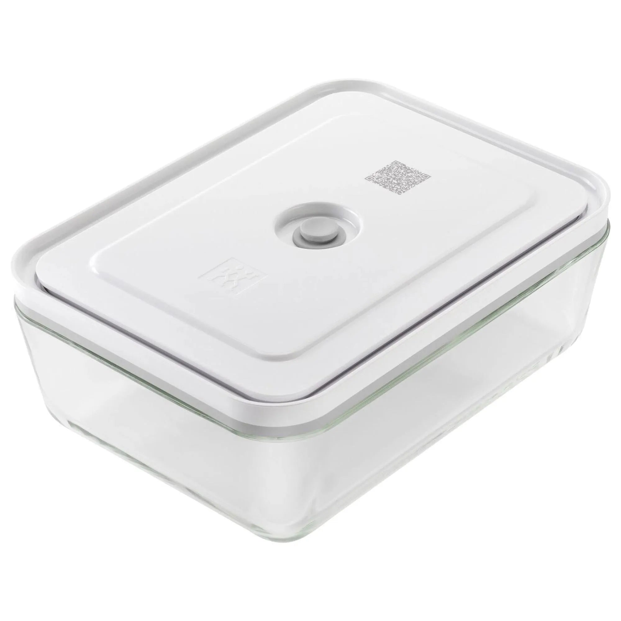 Vakuumbox von Zwilling: 2.0L, Glas, 24.1x18.1x9.7 cm. Hitzebeständig, BPA-frei, vakuumversiegelt für frische Lebensmittel.