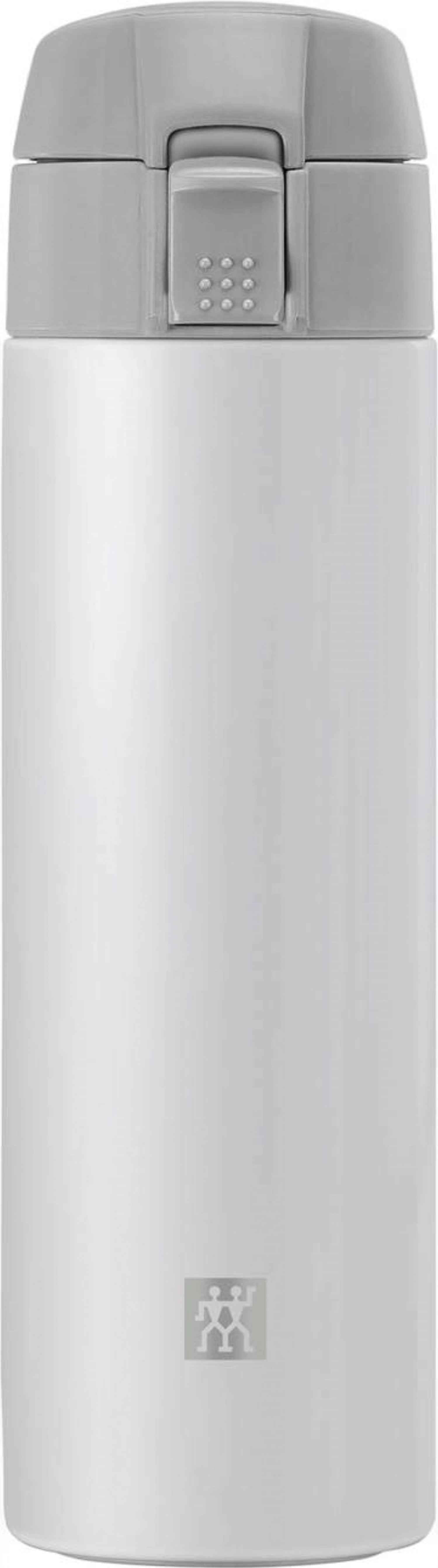 Thermo Travel Mug 450 ml, silber-weiss