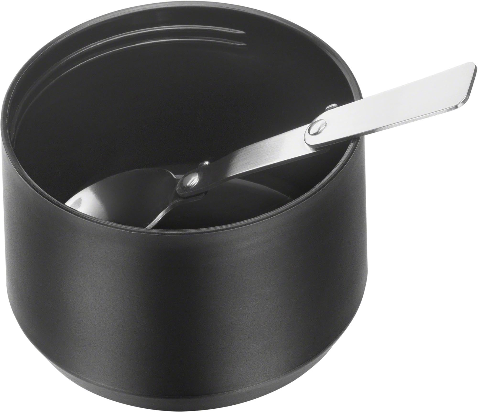 Entdecken Sie den eleganten Thermo Food Jar von Zwilling mit 700 ml, in stilvollem Matt-Schwarz. Ideal für die Aufbewahrung von Speisen, isoliert und BPA-frei.