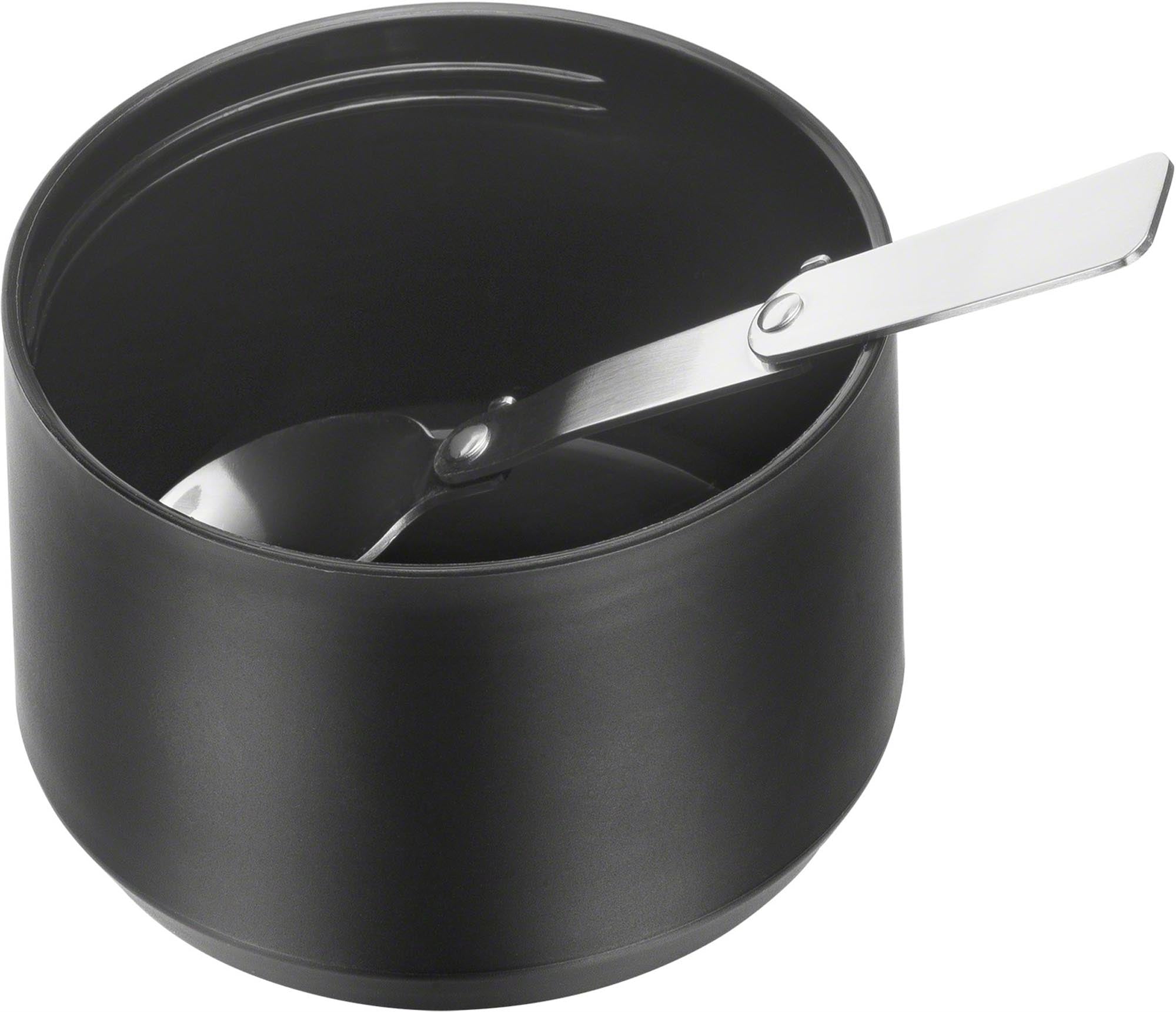 Hochwertiger Thermo Food Jar von Zwilling mit 700 ml Fassungsvermögen. Matt-schwarz, isoliert und BPA-frei – perfekt für warme und kalte Speisen unterwegs.