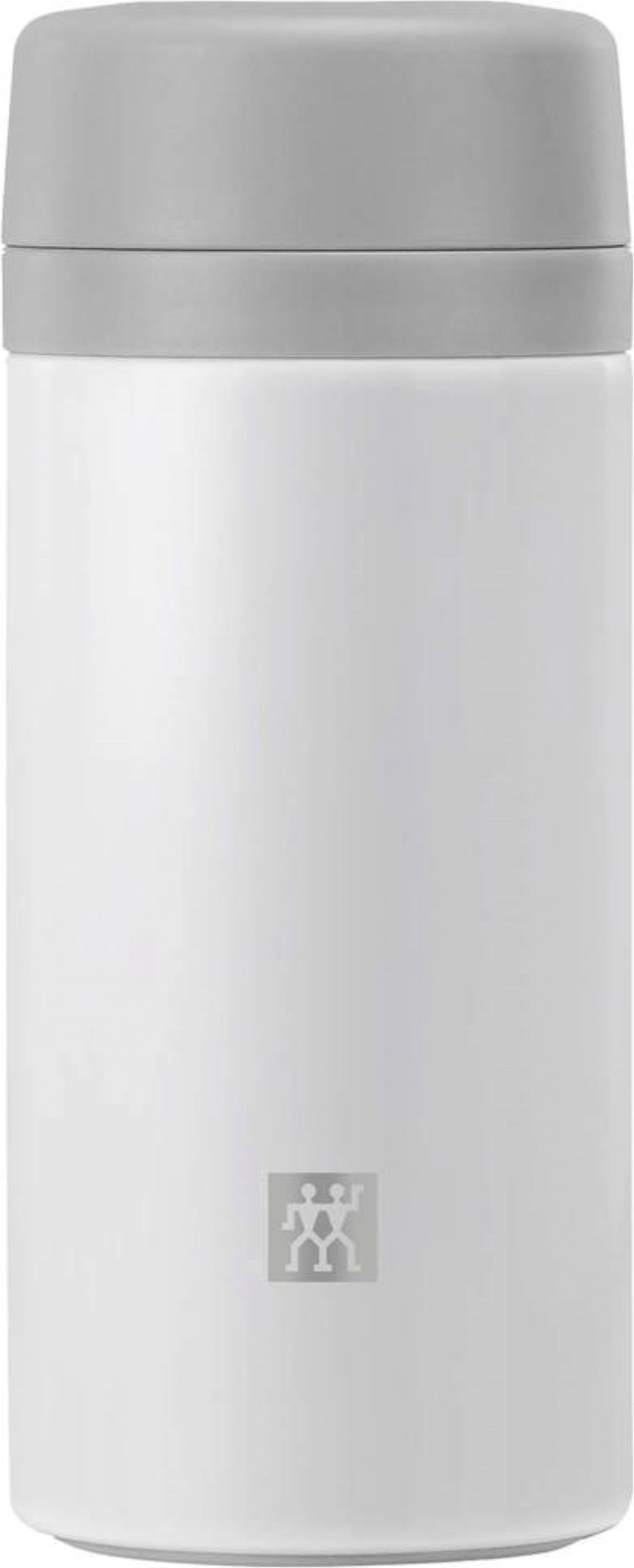 Thermo Tea & Fruit Infuser Bottle, 420 ml, silber-weiss