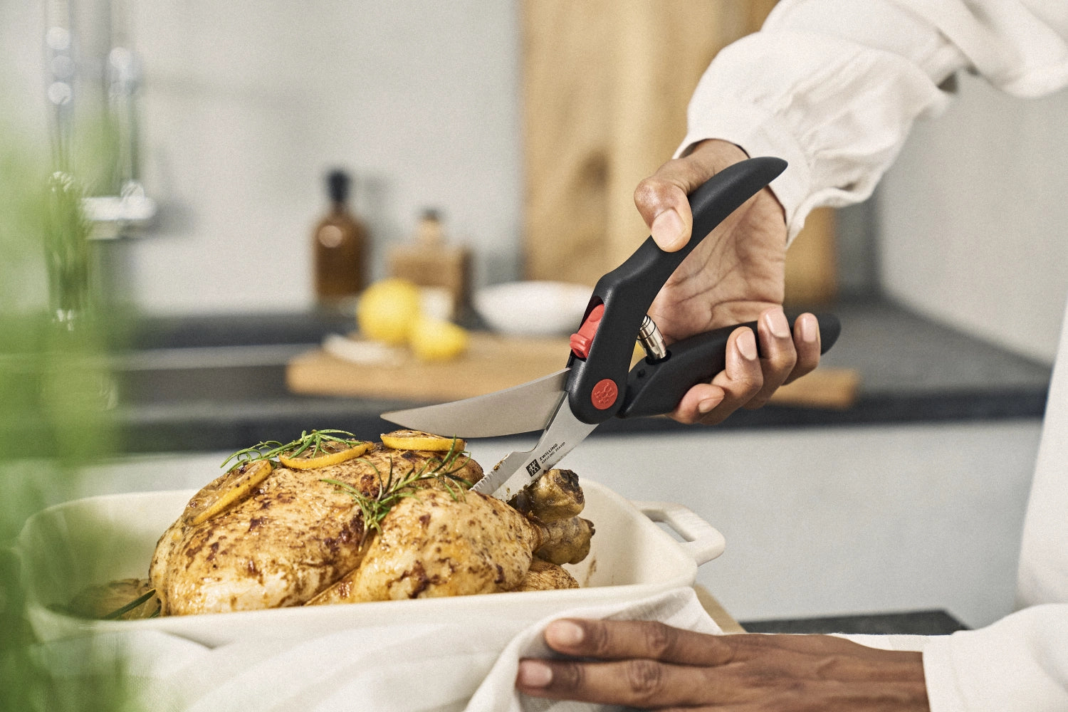 Geflügelschere, schwarz, 25cm