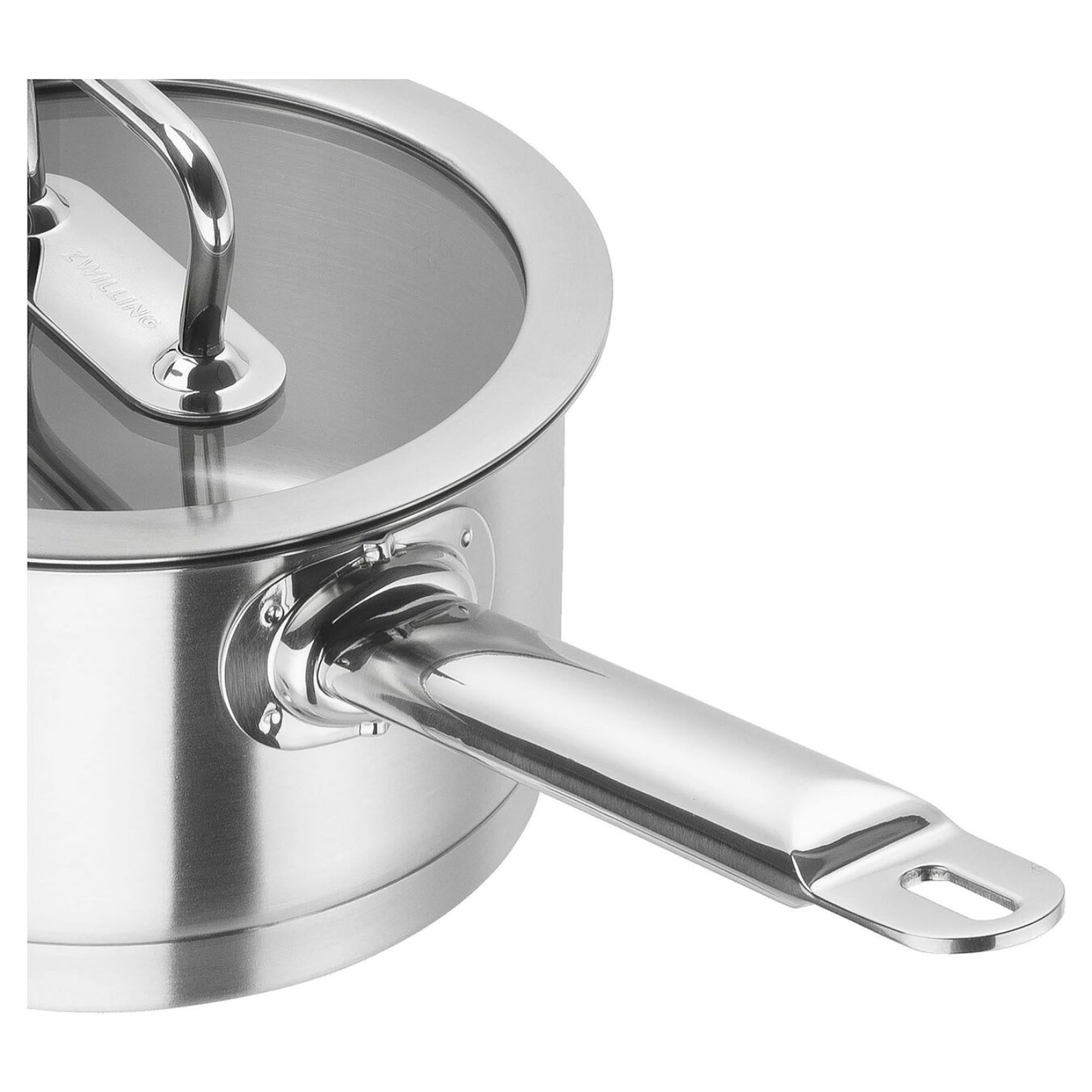 ZWILLING Pro Stieltopf, 20 cm: Robuster Edelstahl, perfekt für Saucen und Beilagen, modernes Design, langlebig und vielseitig einsetzbar.