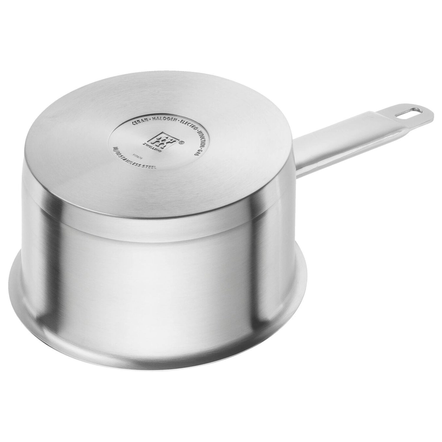 Eleganter ZWILLING Pro Stieltopf mit 20 cm Durchmesser, ideal für präzises Kochen und ansprechende Präsentation von Gerichten.