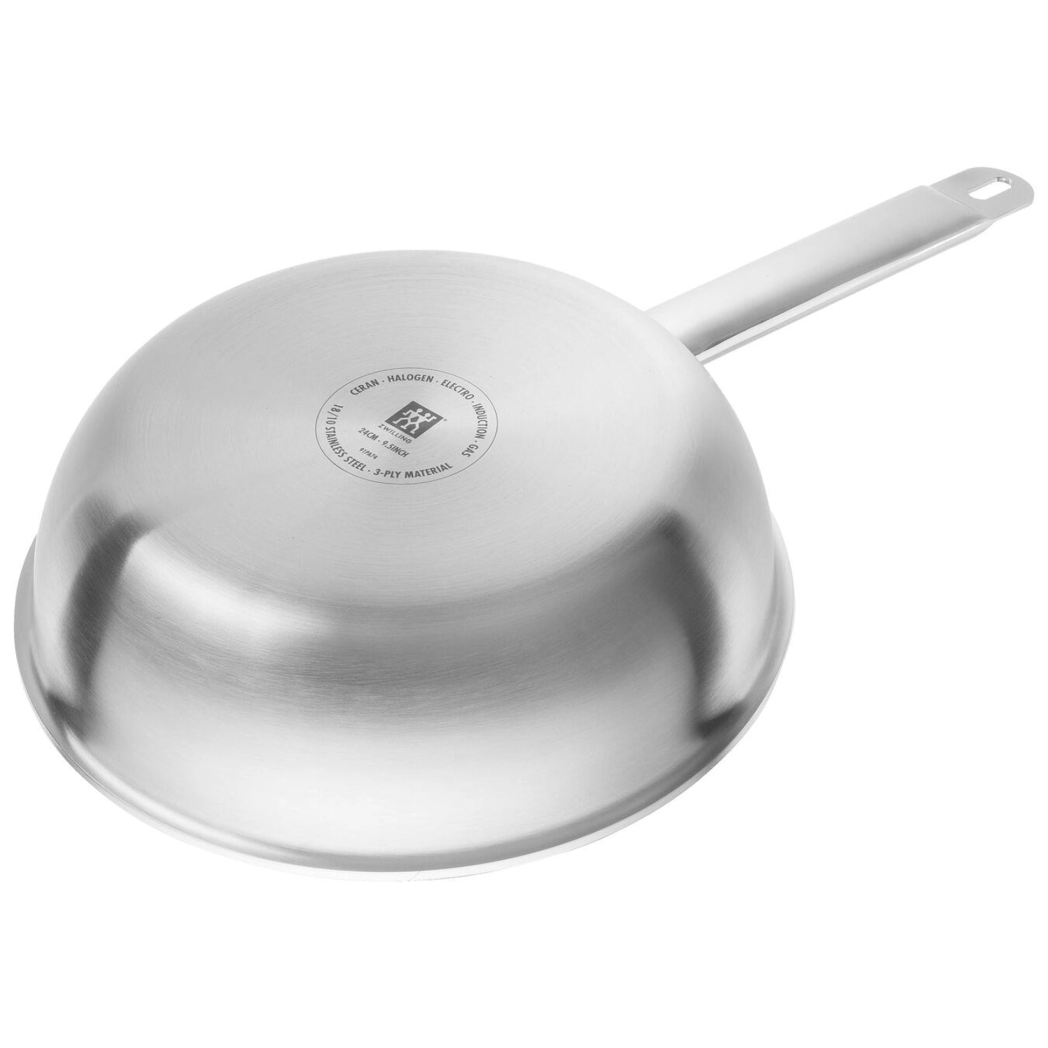 Hochwertige ZWILLING Pro Bratpfanne, 24 cm, aus langlebigem Edelstahl, perfekt für vielseitige Kochtechniken und schmackhafte Gerichte.