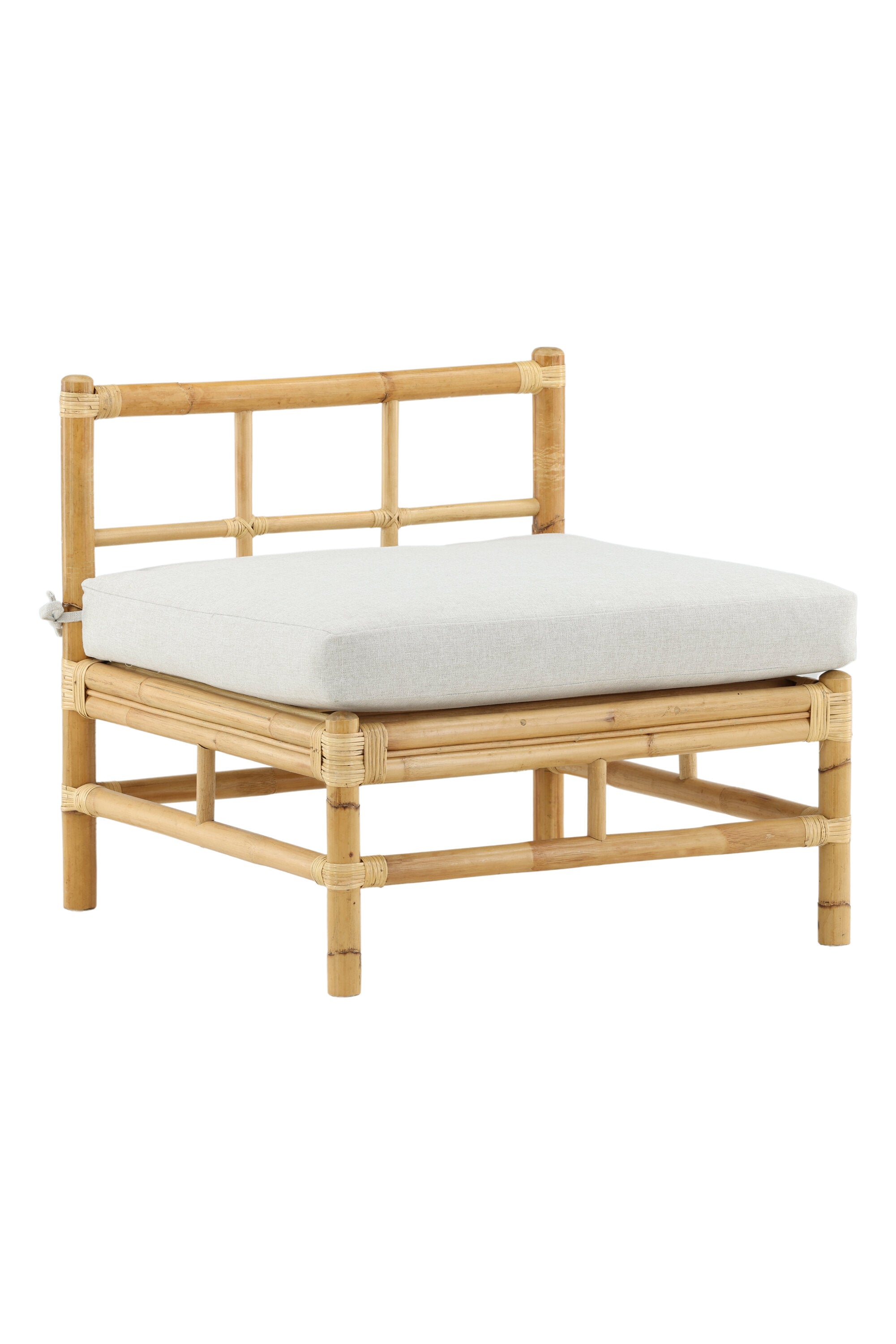 Cane Mittelteil Sofa in Natur präsentiert im Onlineshop von KAQTU Design AG. Lounge Sofa ist von Venture Home