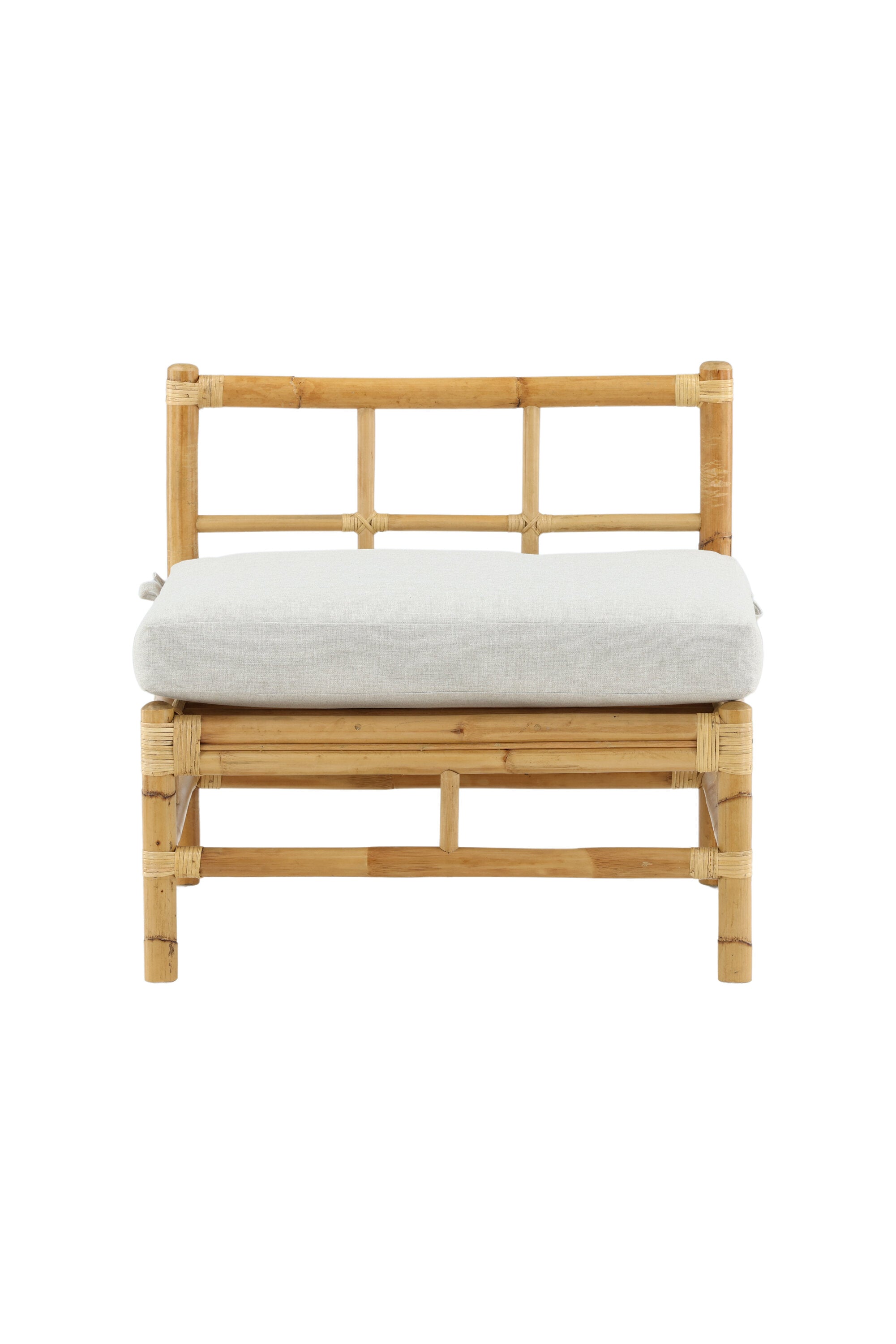 Cane Mittelteil Sofa in Natur präsentiert im Onlineshop von KAQTU Design AG. Lounge Sofa ist von Venture Home