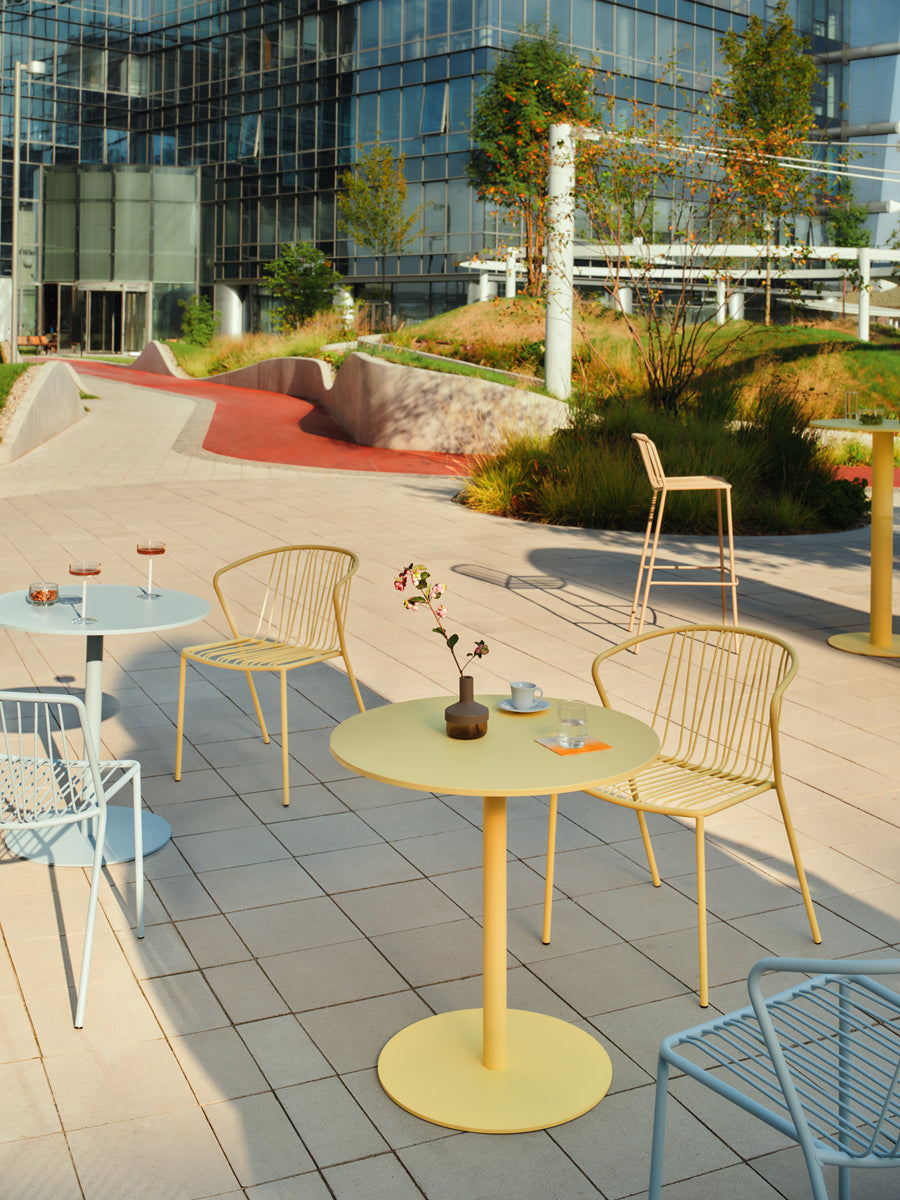 Bris BRS02 - Stuhl, Set von 2 Stück in Blau präsentiert im Onlineshop von KAQTU Design AG. Gartenstuhl ist von Mdd