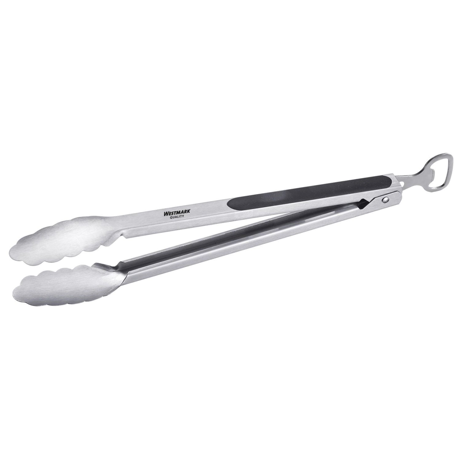Praktische Grillzange Classic Spezial Mix von Westmark, 35 cm, mit Flaschenöffner – perfekt für das Grillen und Öffnen von Getränken.