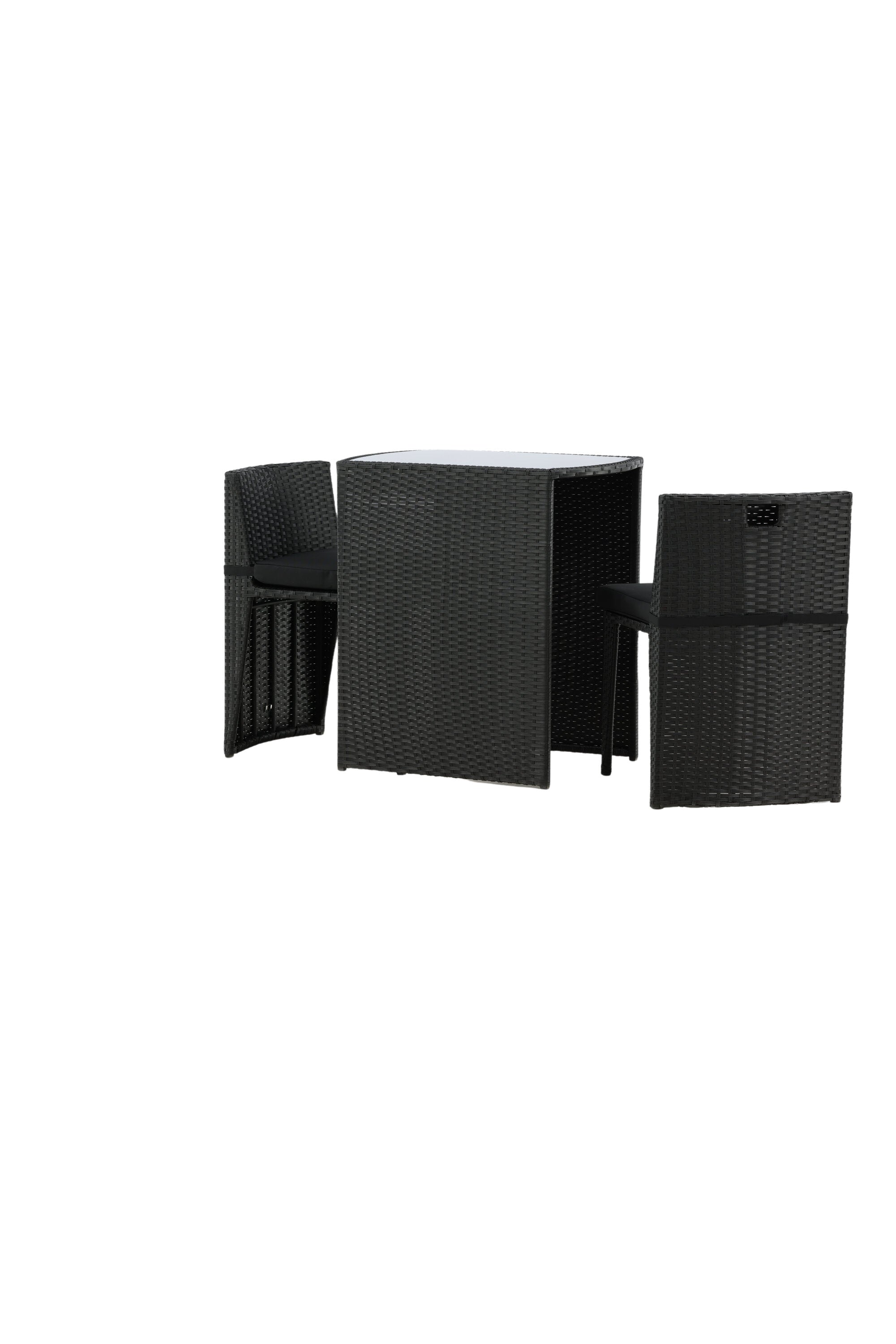Savanna Café Outdoorset 66cm/2St. in Schwarz präsentiert im Onlineshop von KAQTU Design AG. Gartentischset ist von Venture Home