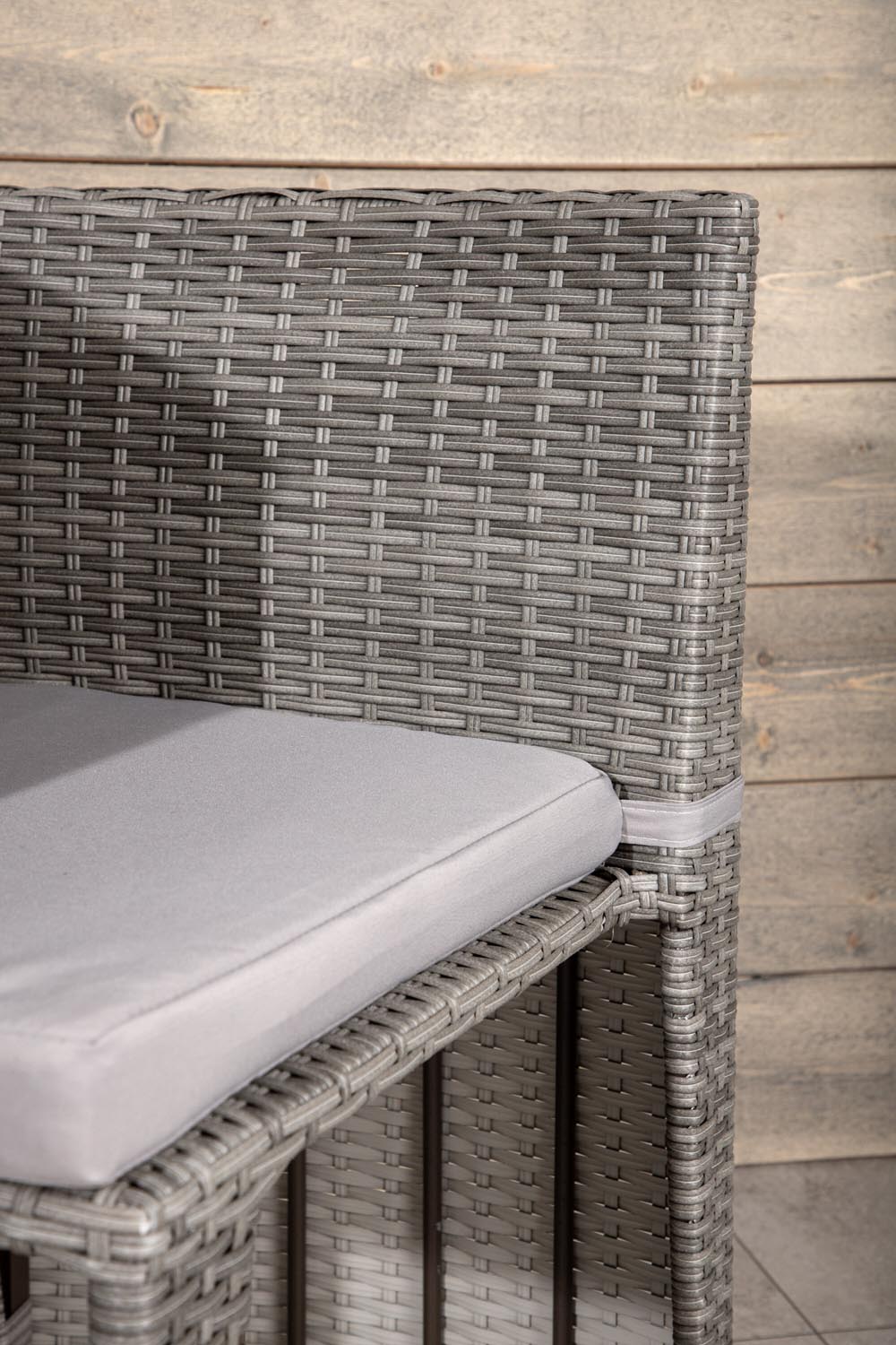 Savanna Café Outdoorset 66cm/2St. in Grau präsentiert im Onlineshop von KAQTU Design AG. Gartentischset ist von Venture Home