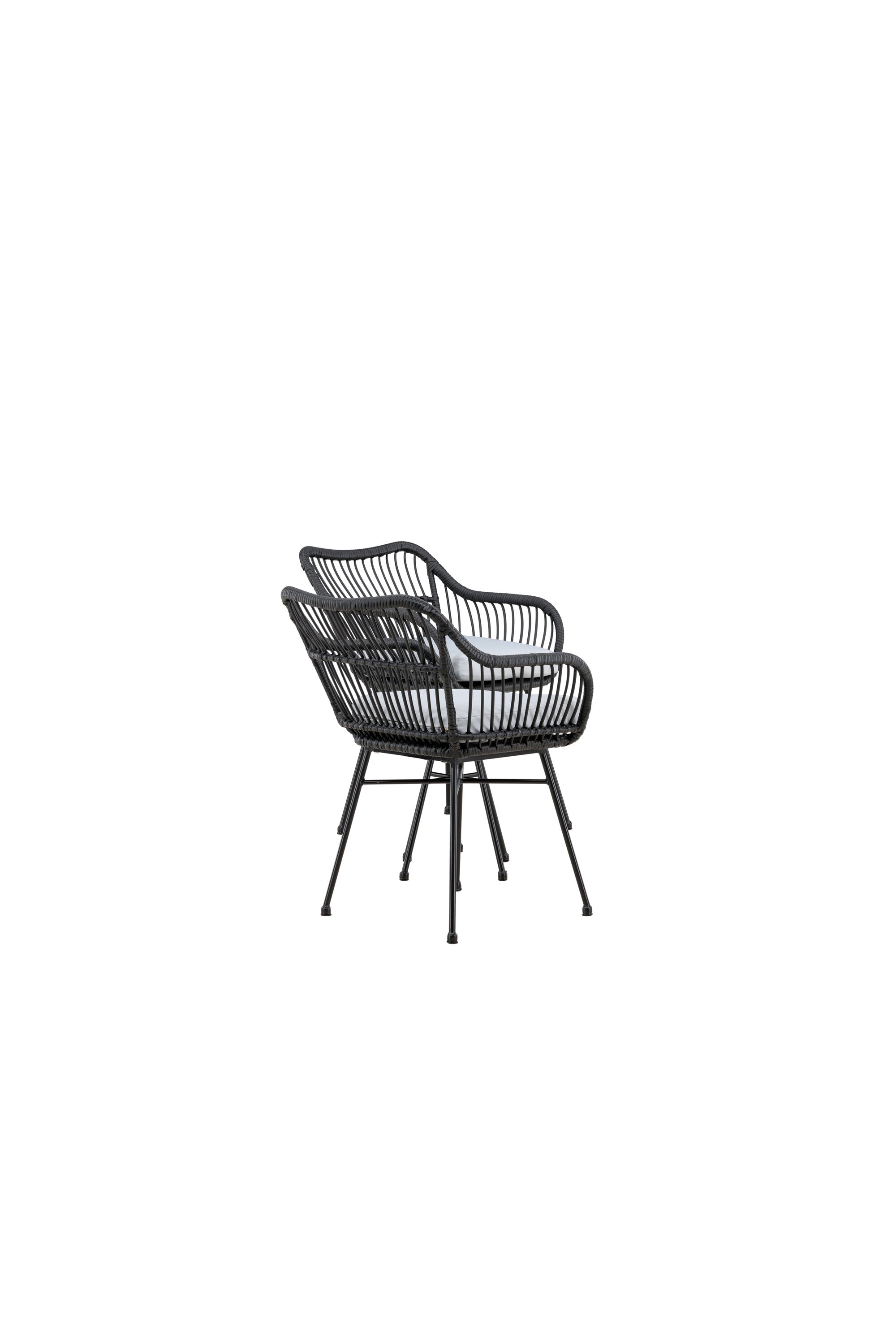 Viga Lounge Outdoorset ⌀40cm in Schwarz präsentiert im Onlineshop von KAQTU Design AG. Loungeset ist von Venture Home