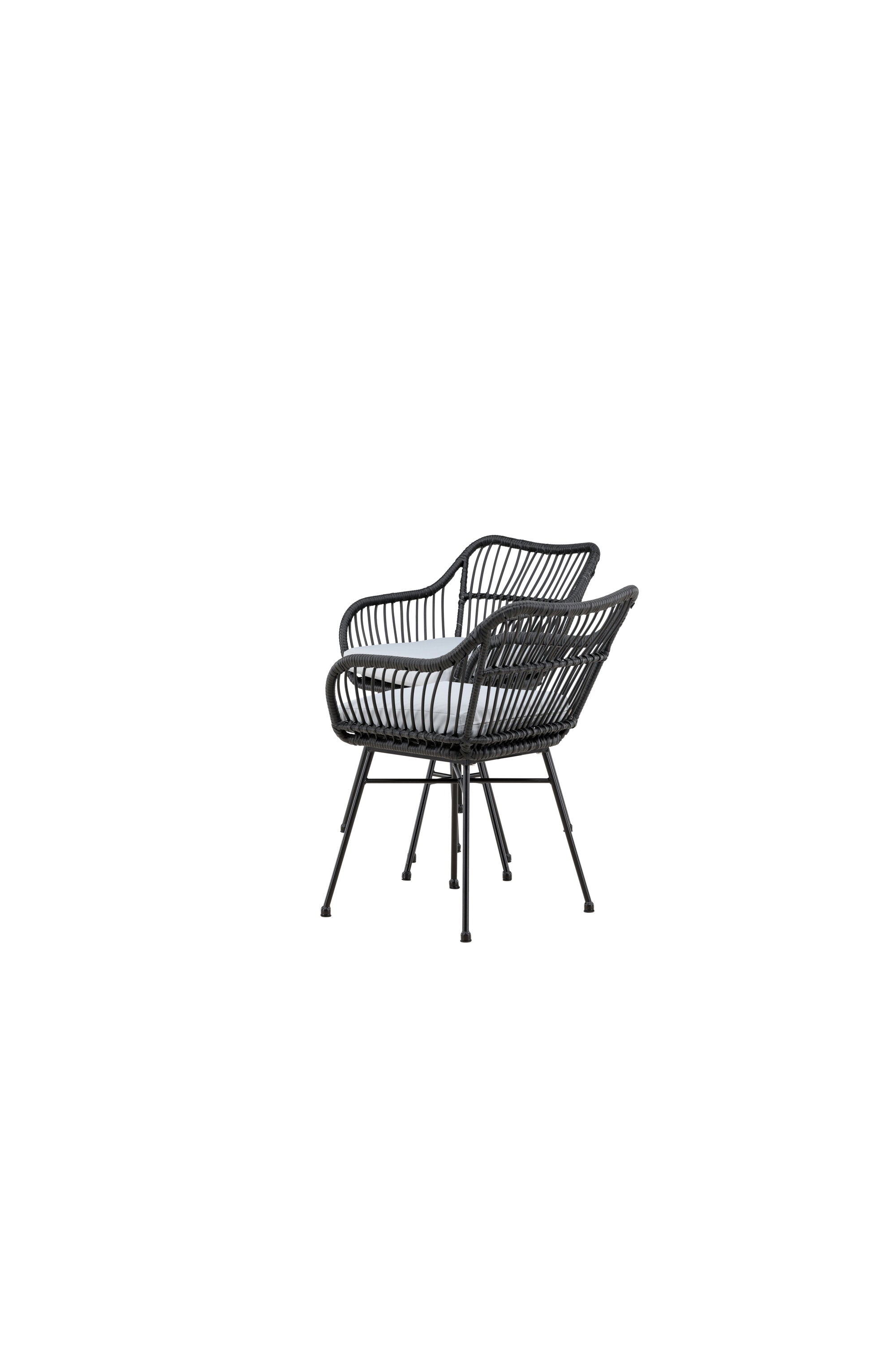 Viga Lounge Outdoorset ⌀40cm in Schwarz präsentiert im Onlineshop von KAQTU Design AG. Loungeset ist von Venture Home