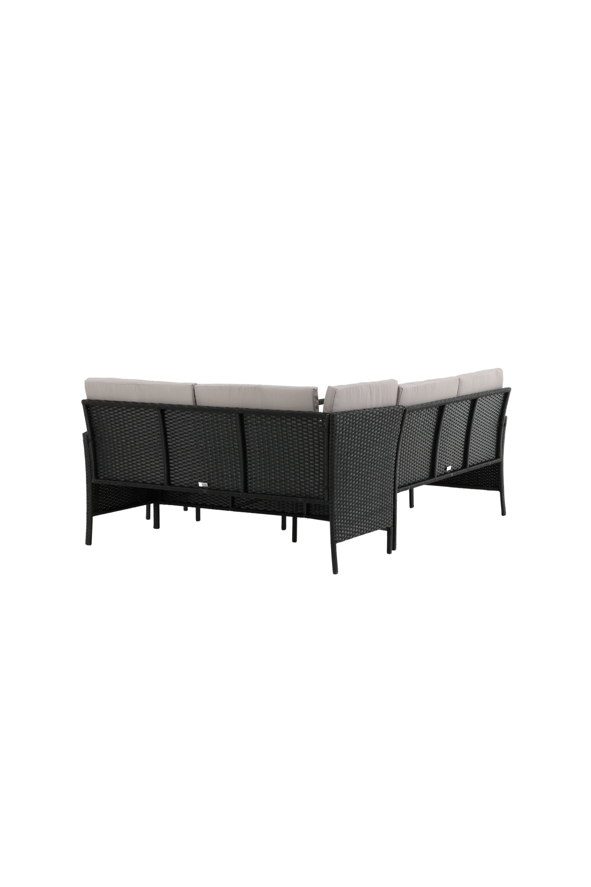 Knock Ecksofa Outdoorset 110cm in Schwarz / Grau präsentiert im Onlineshop von KAQTU Design AG. Loungeset ist von Venture Home